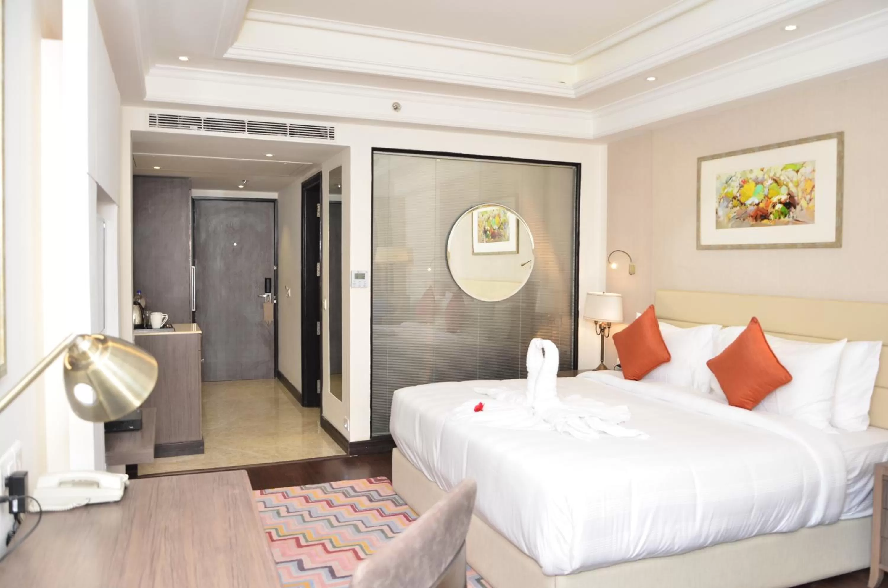 Living room, Bed in Ramada by Wyndham Kasauli