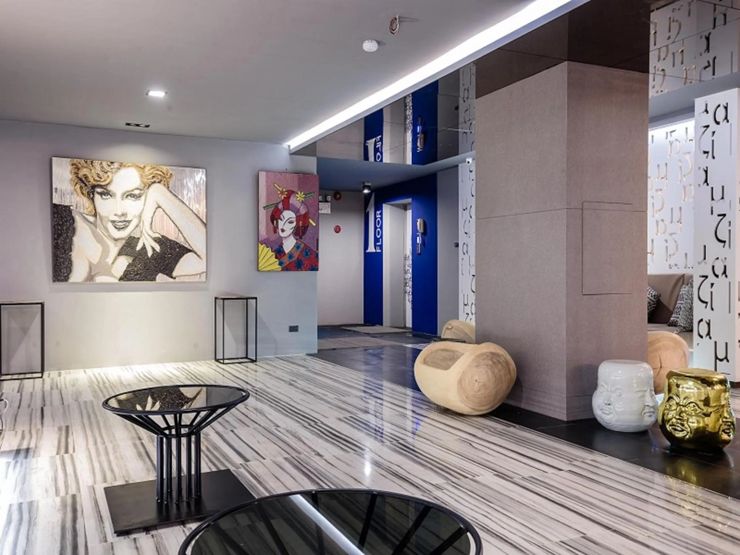 Lobby or reception in Mazi Design Hotel by Kalima