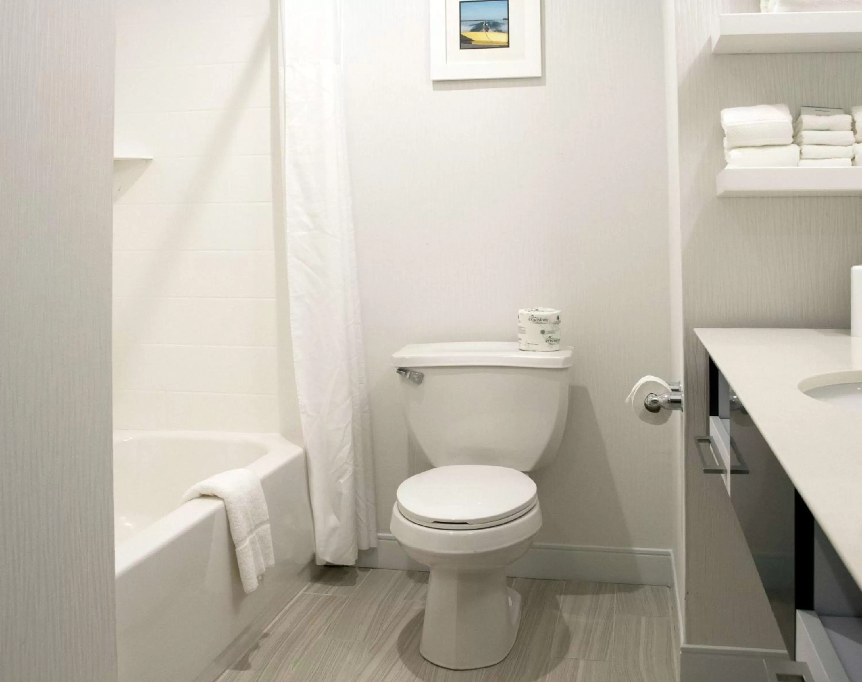 Bathroom in Hampton Inn Hartwell Ga