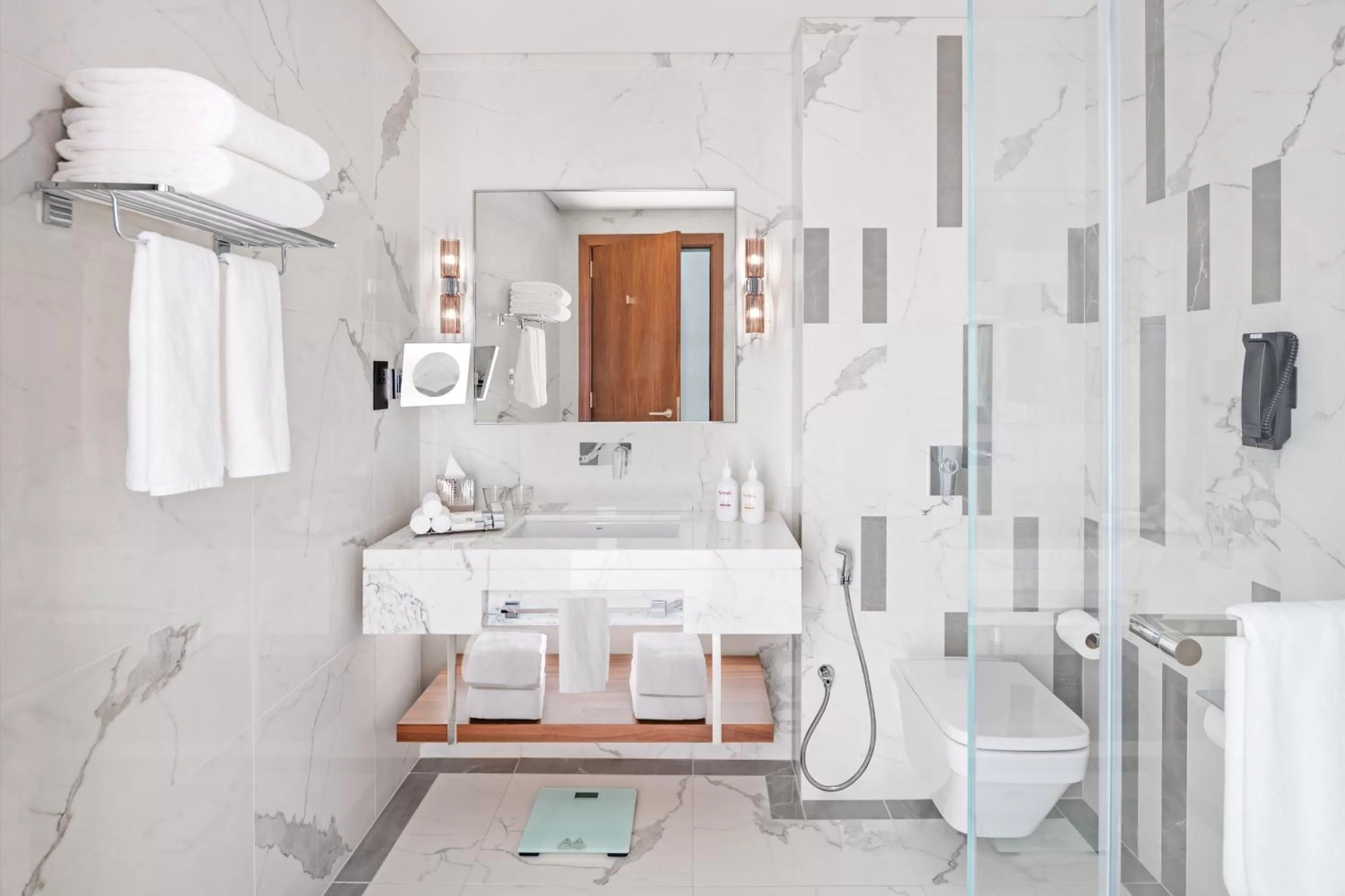 Bathroom in Holiday Inn Dubai Al-Maktoum Airport by IHG