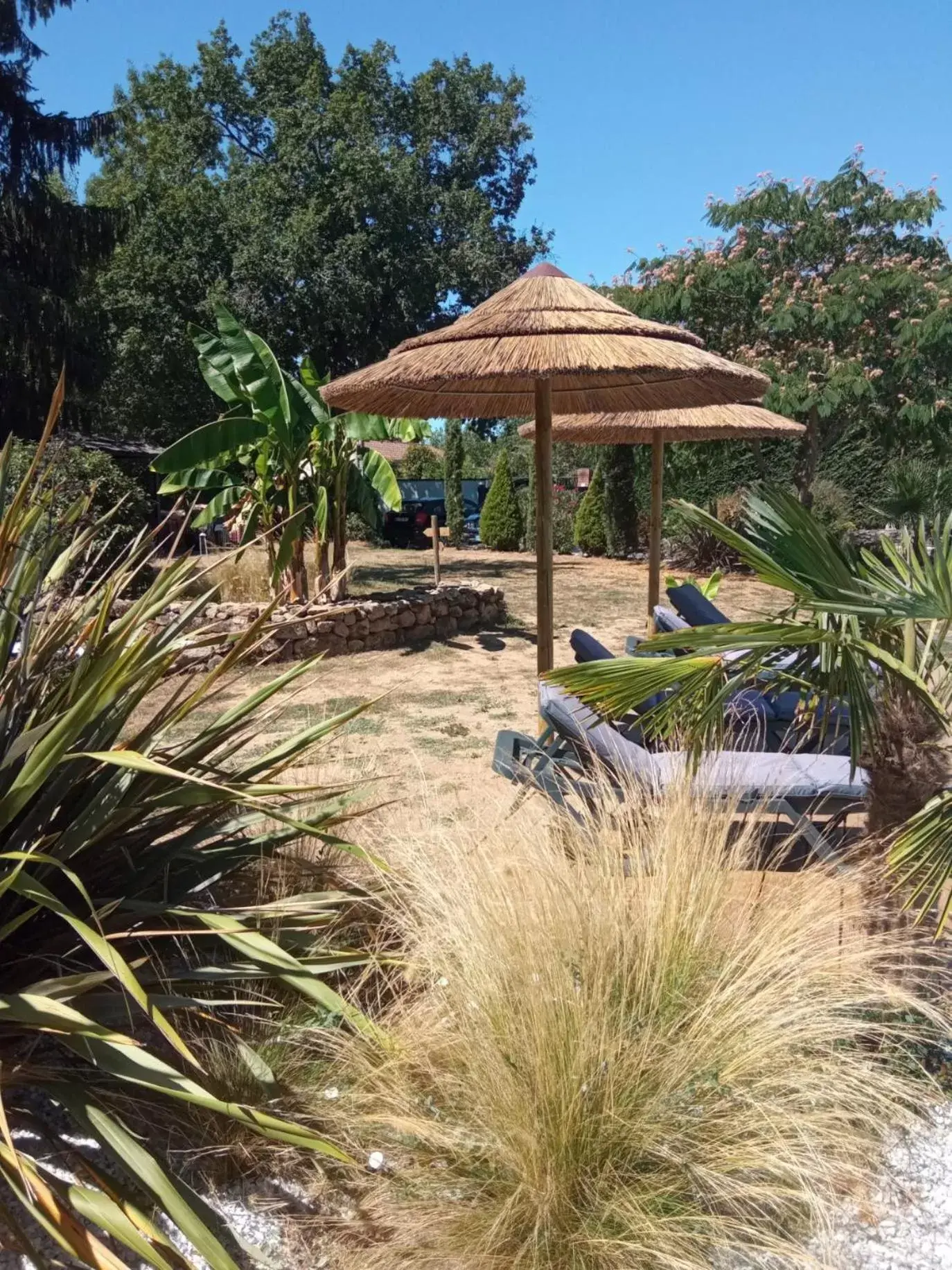 Garden in Mas des Vignes Piscine chauffée