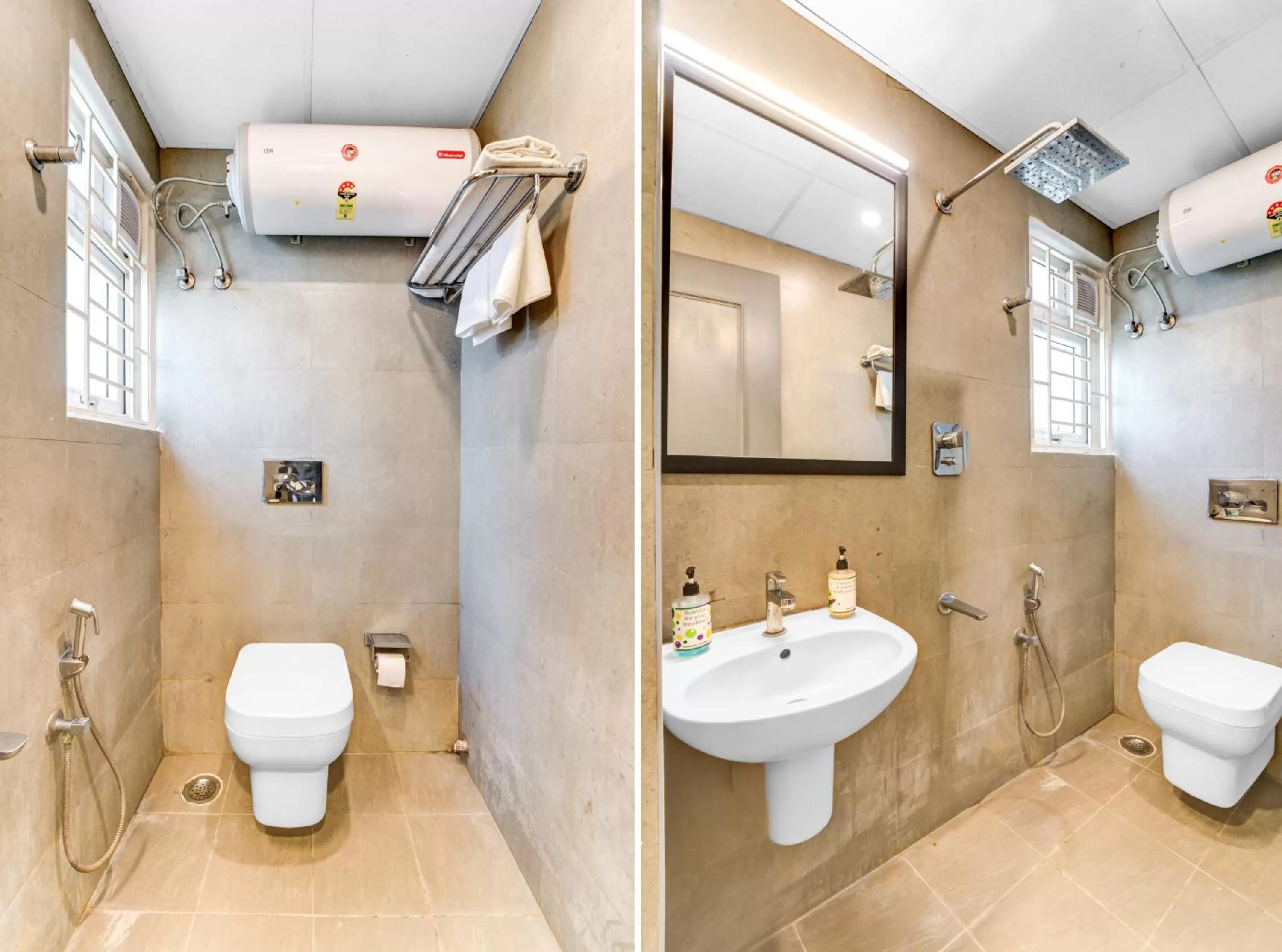 Shower in UPAR Hotels Thoraipakkam, OMR