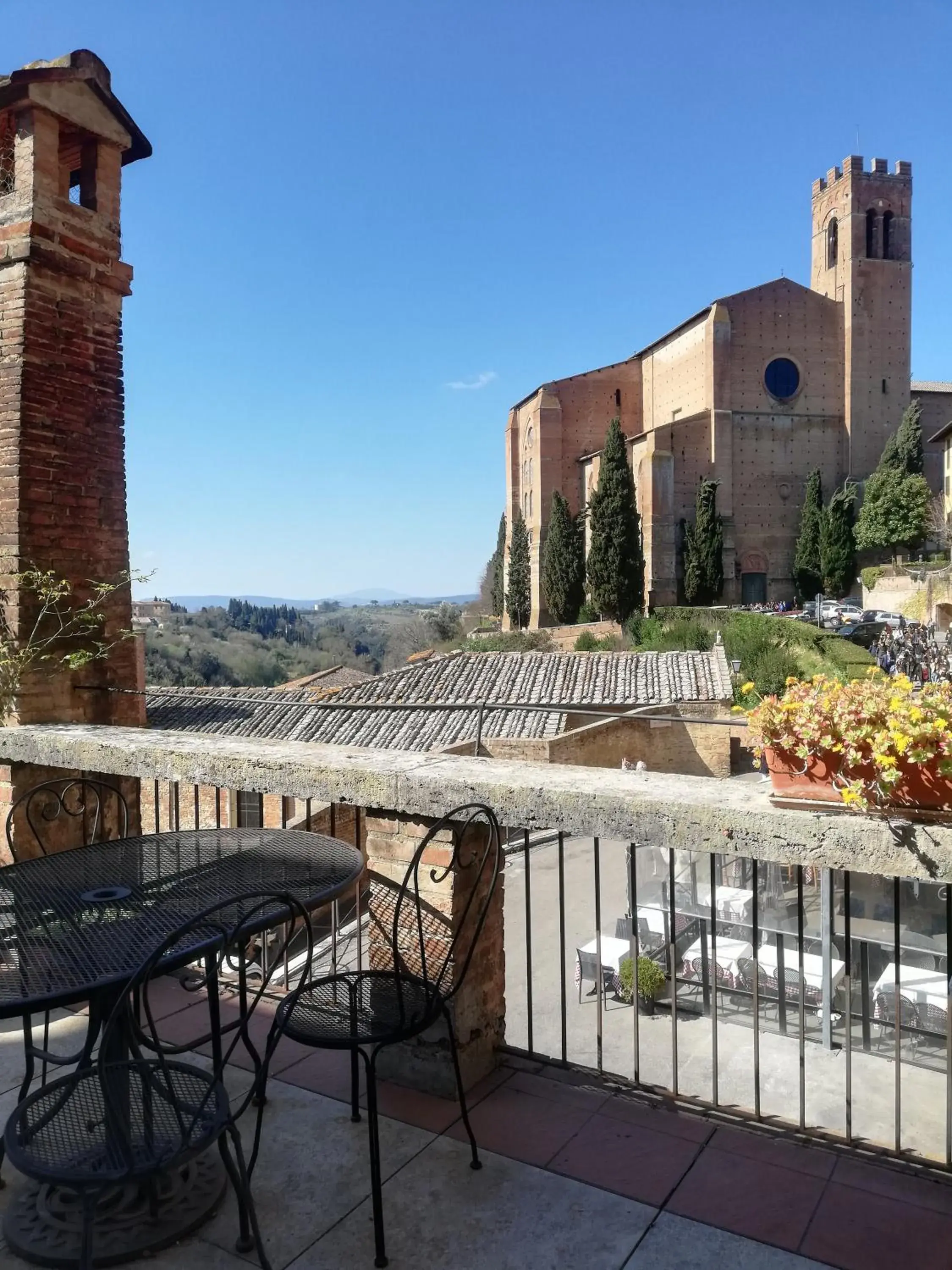 Balcony/Terrace in Albergo Bernini