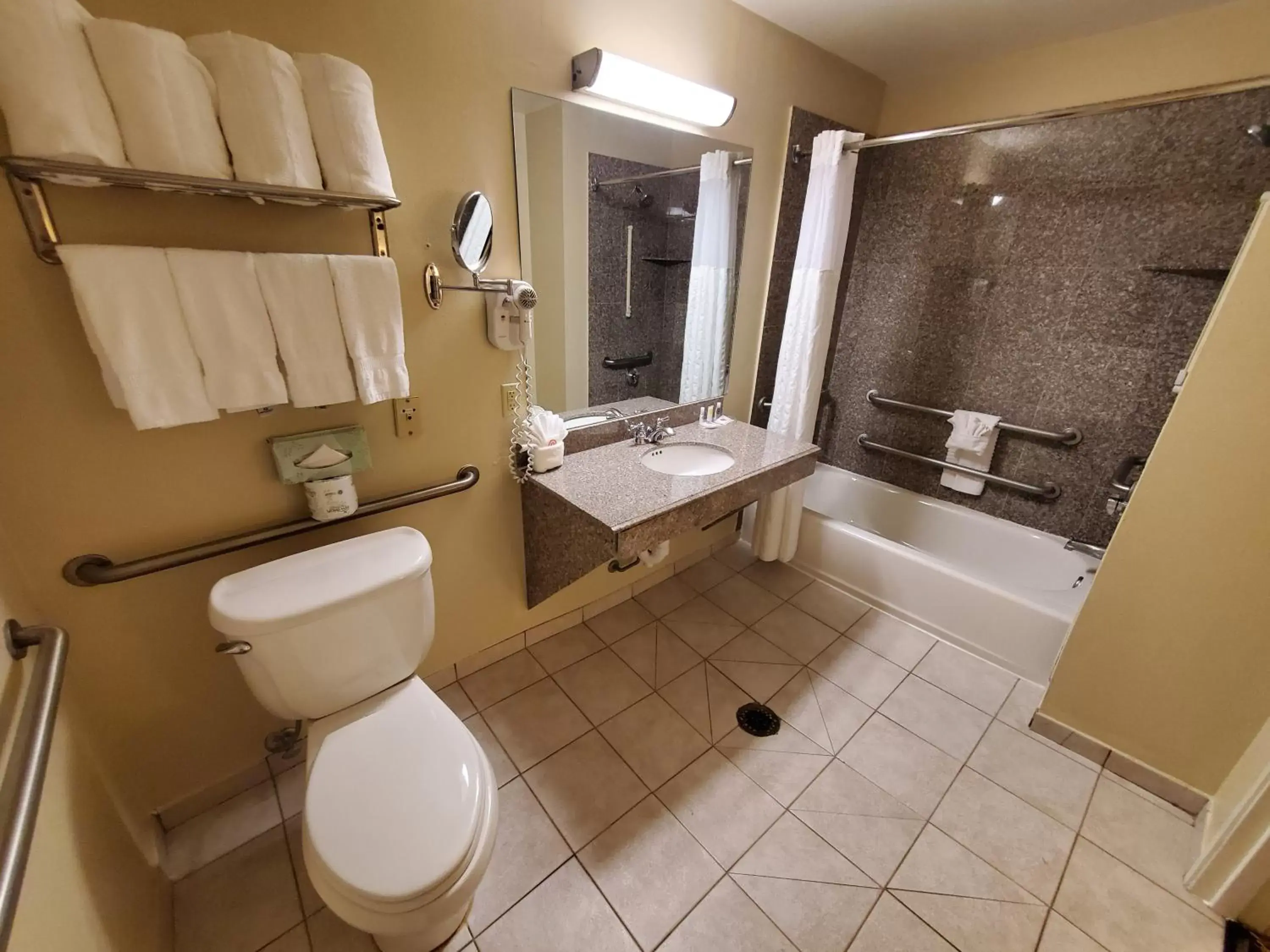 Bathroom in Comfort Suites near Texas Medical Center - NRG Stadium