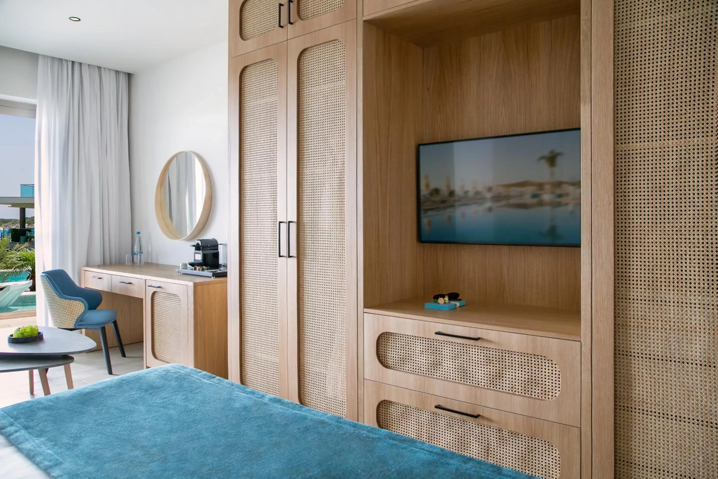 TV/Entertainment Center in Asterias Beach Hotel