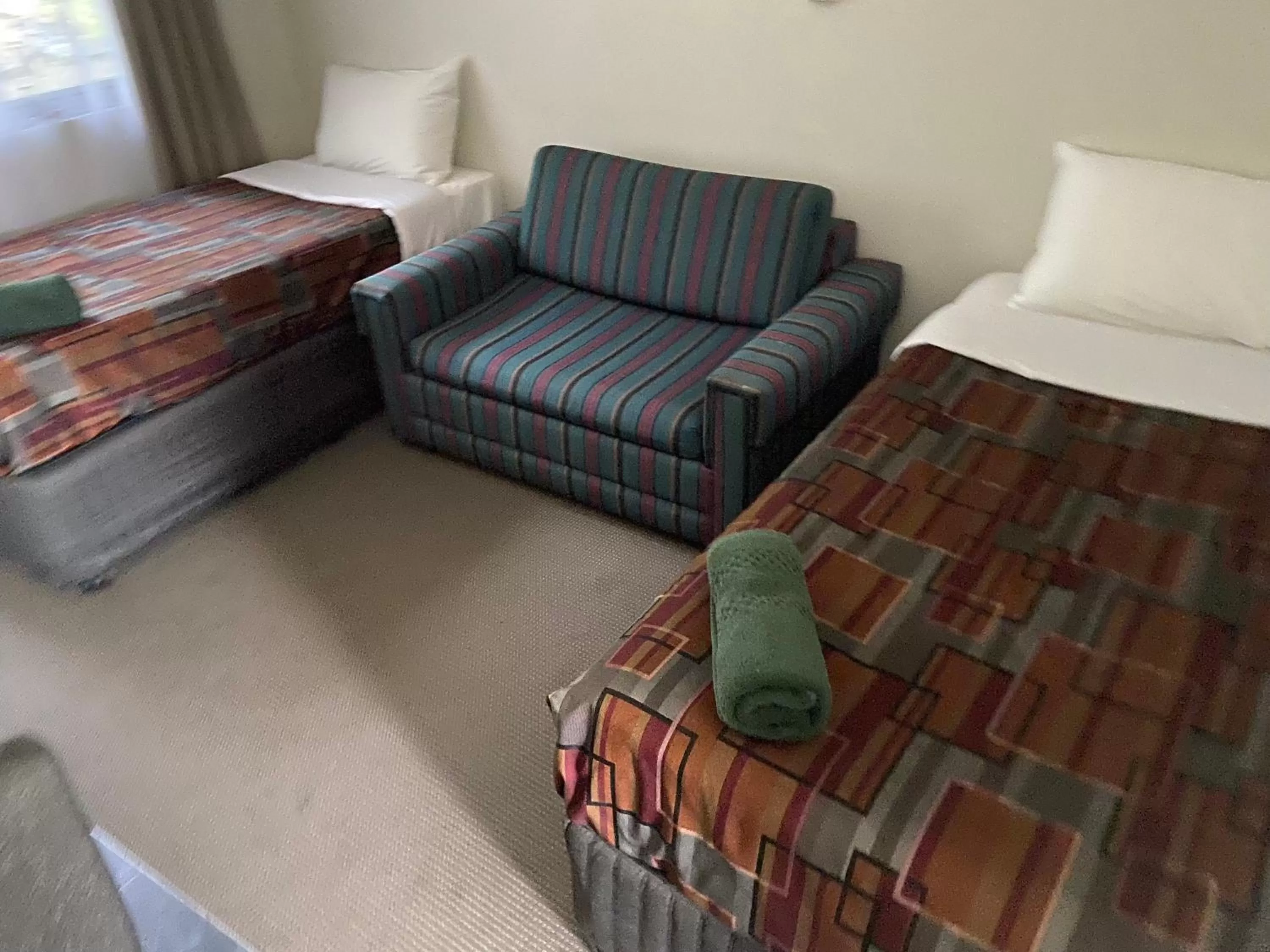 Bed in Orbost Country Man Motor Inn