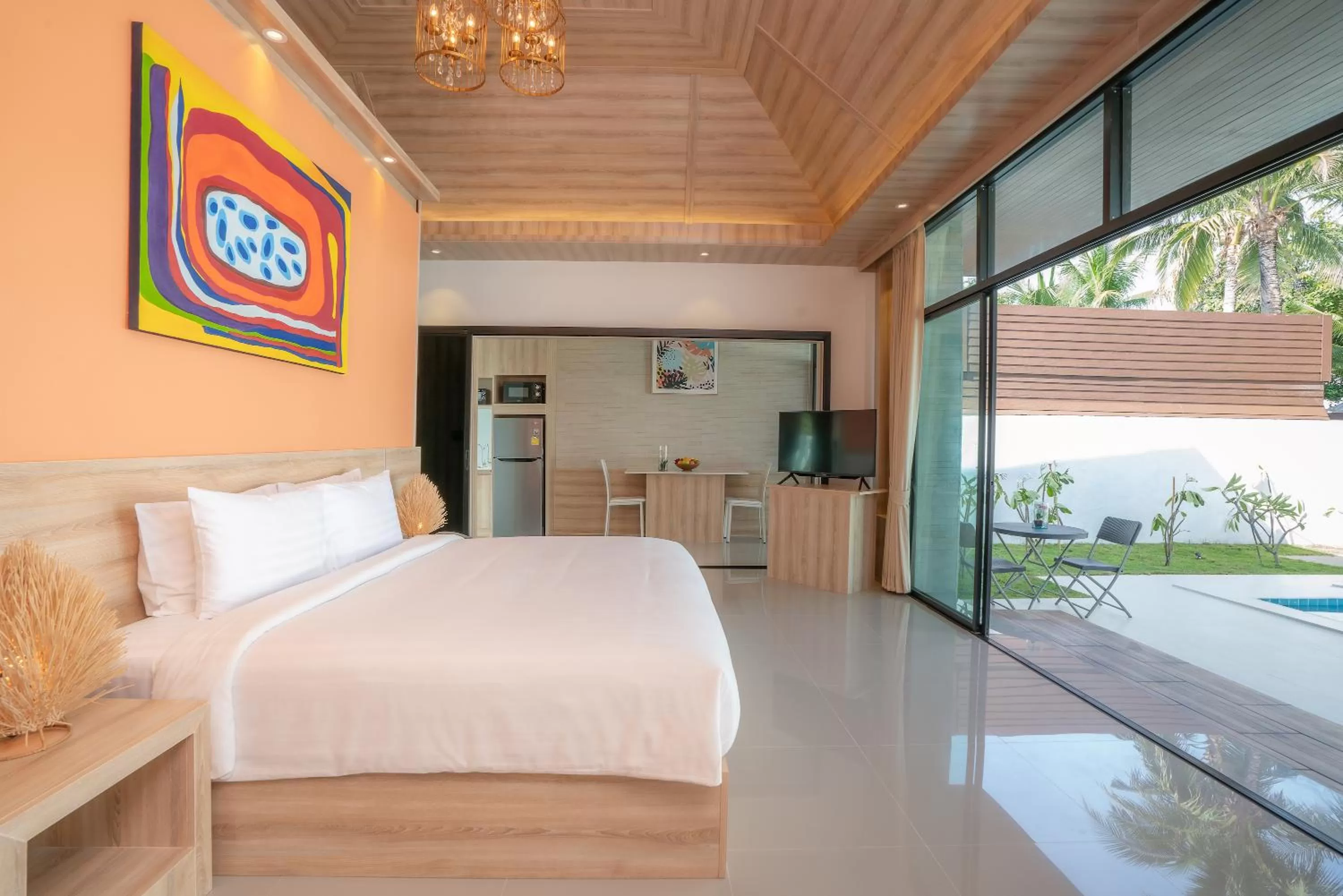 Bedroom, Bed in Dhevan Dara Resort & Spa Hua Hin - Pool Villa