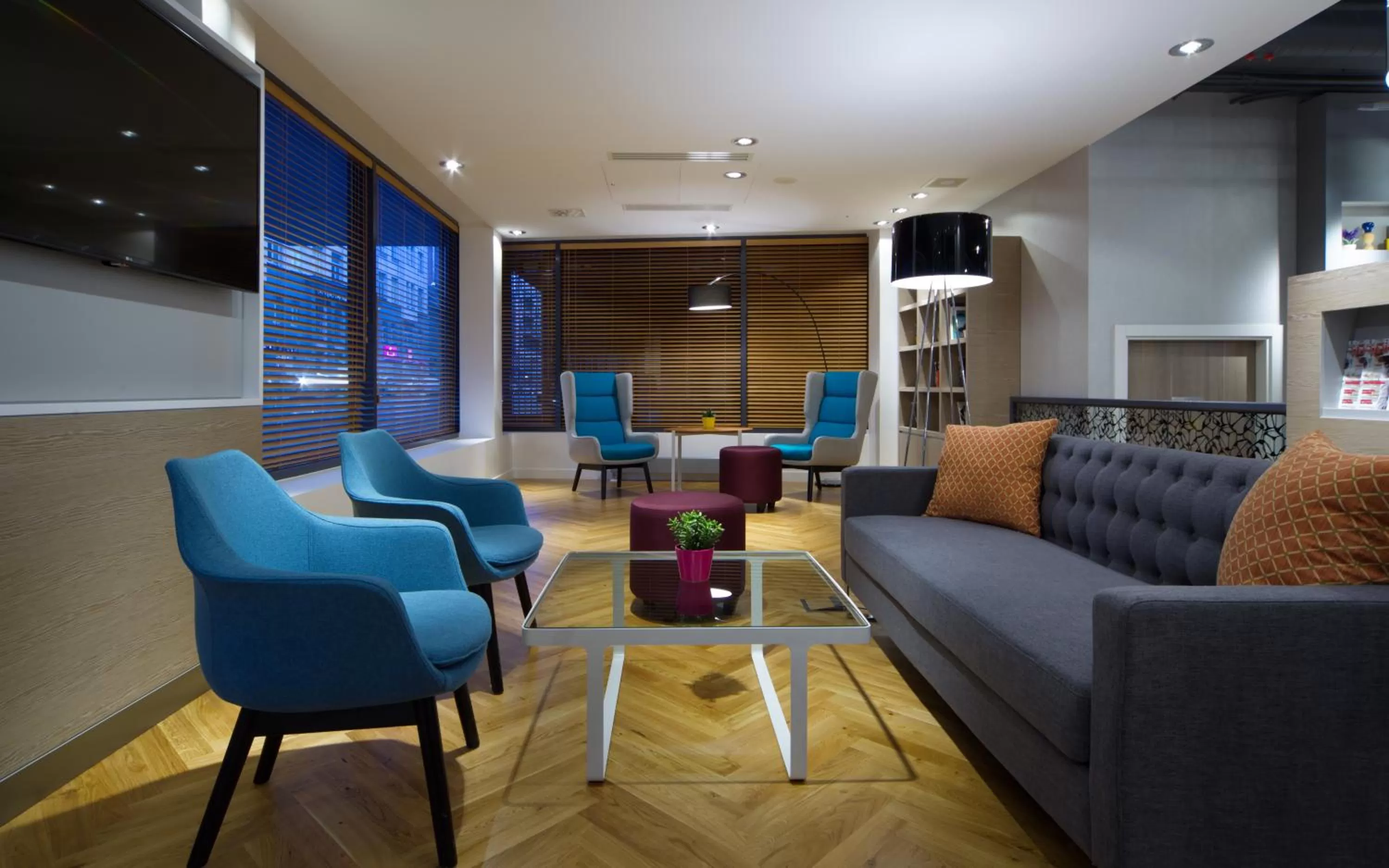 Communal lounge/ TV room in Park Inn by Radisson Residence Riga Barona