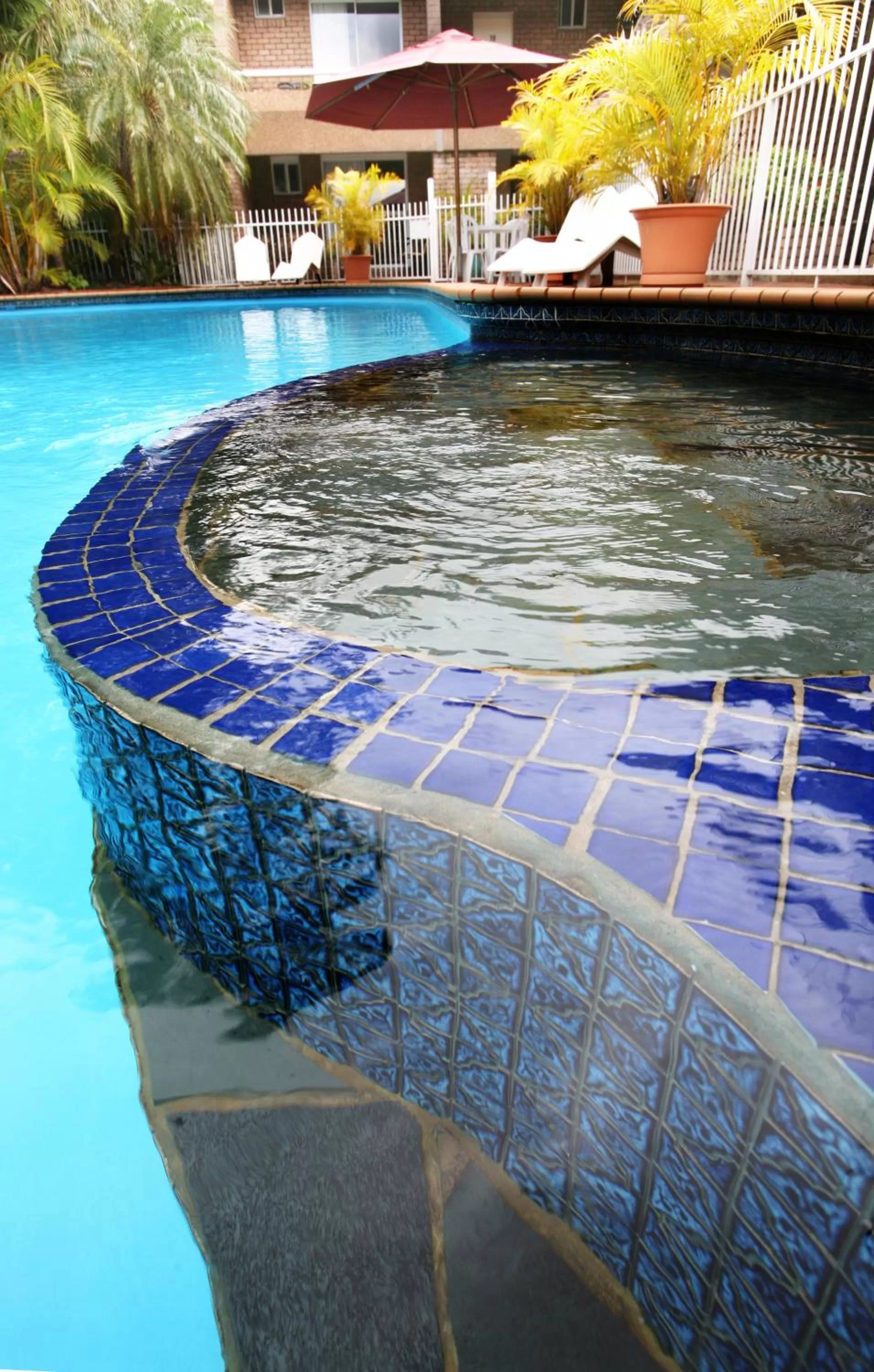 Swimming pool in Aquajet Motel