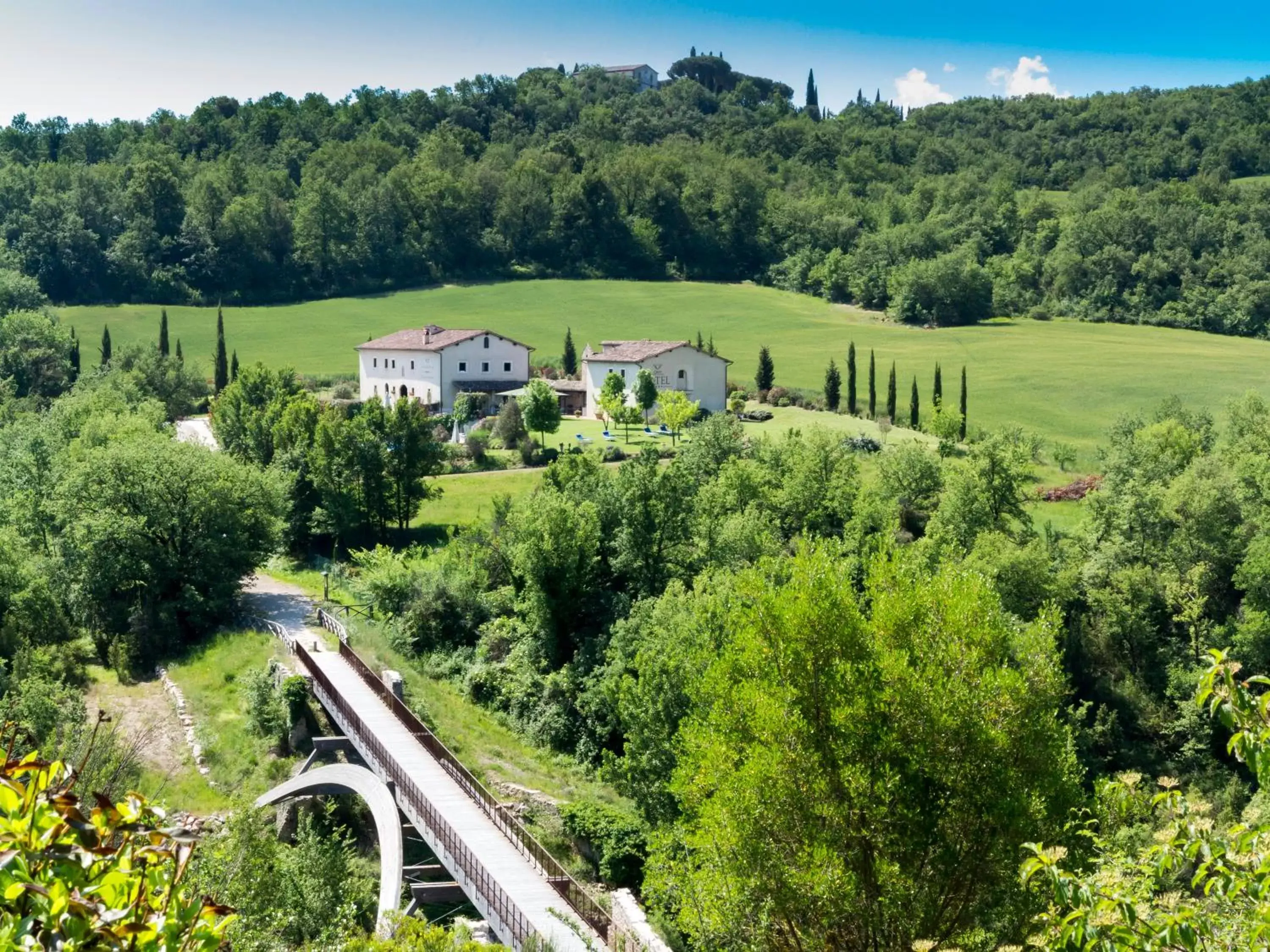 Bird's eye view in Relais Osteria Dell'Orcia