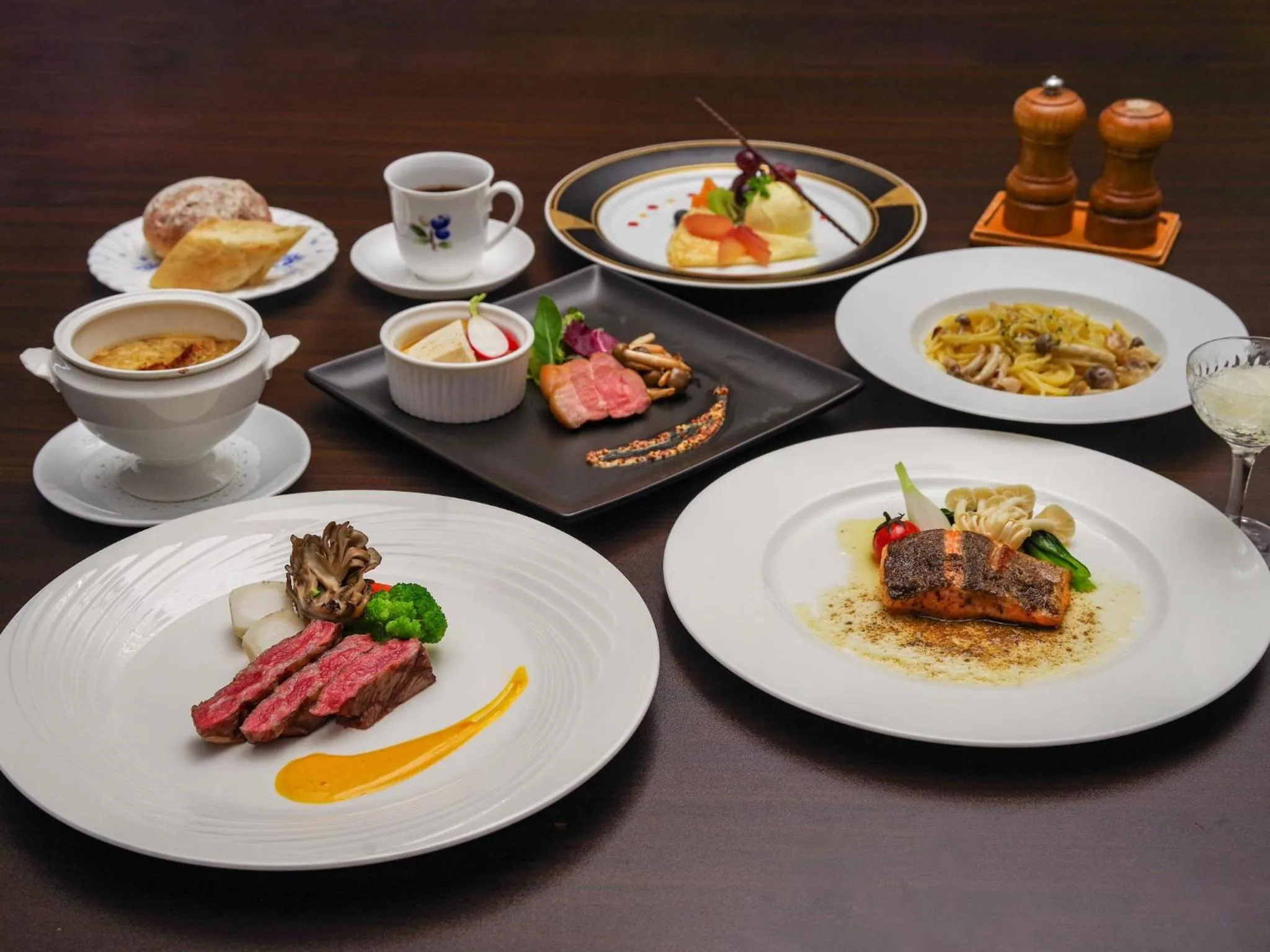 Dinner in Tsumagoi Prince Hotel