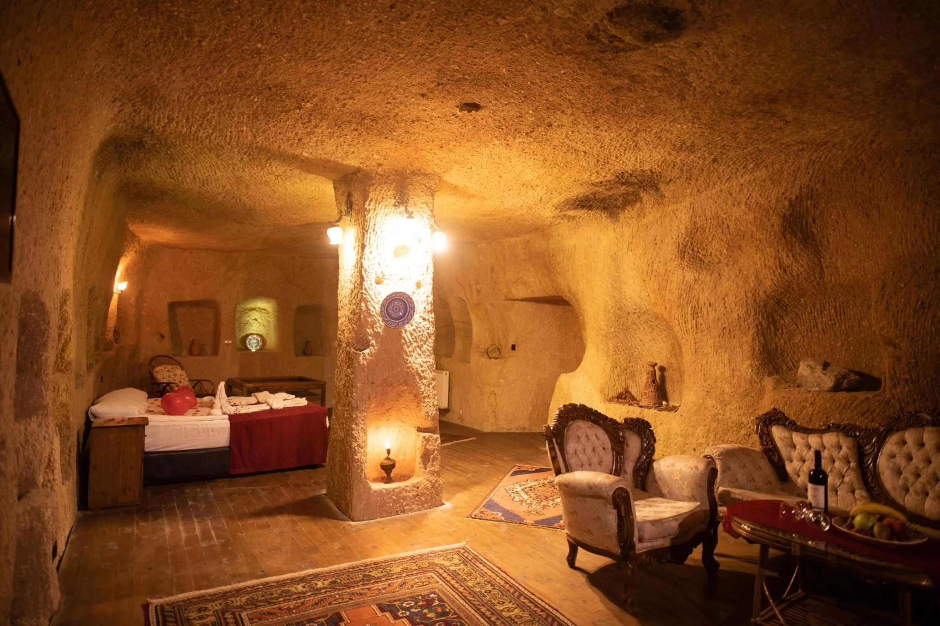Seating Area in 7 Oda Kapadokya Cave Hotel