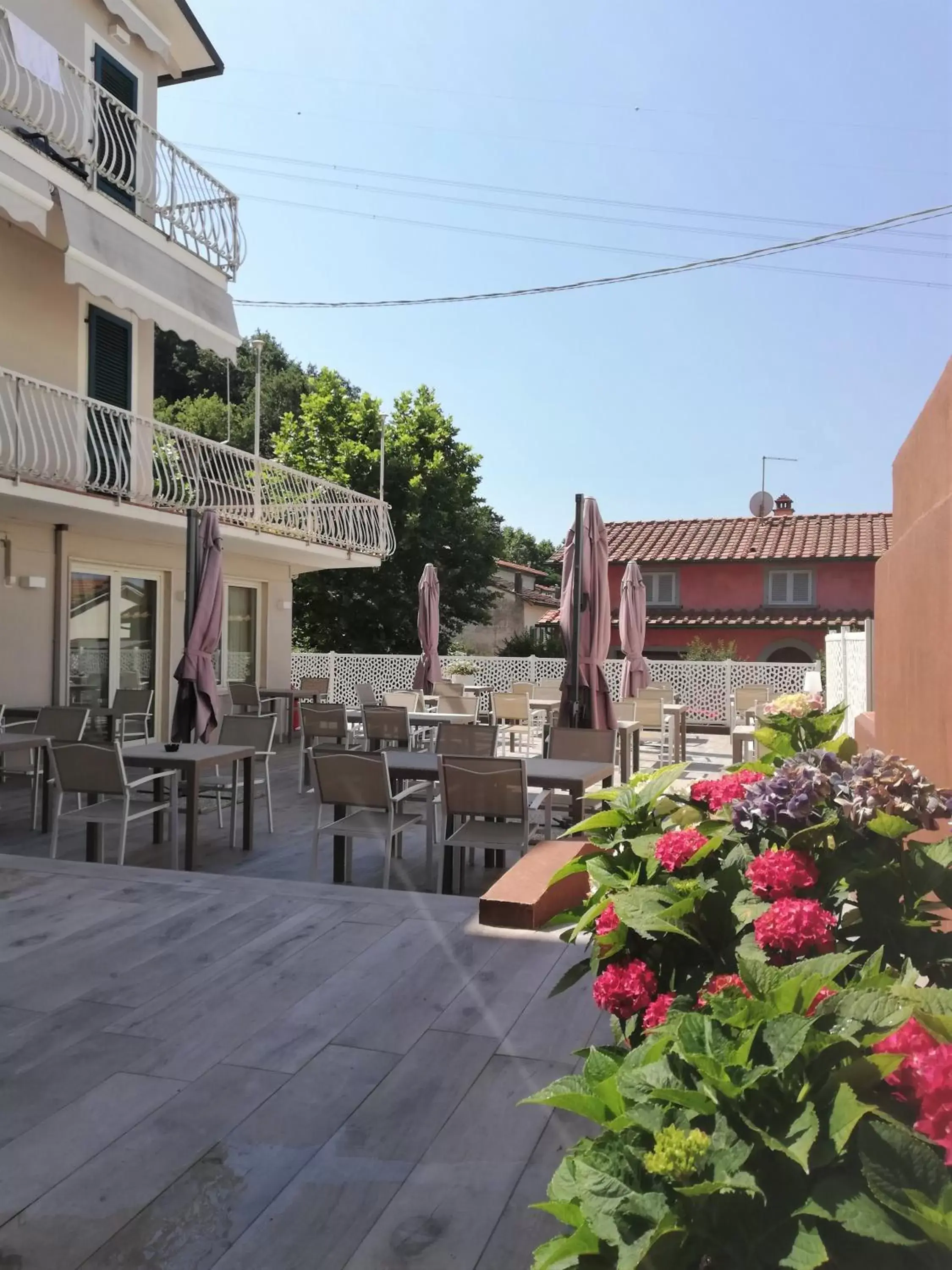 Patio in Hotel Monti