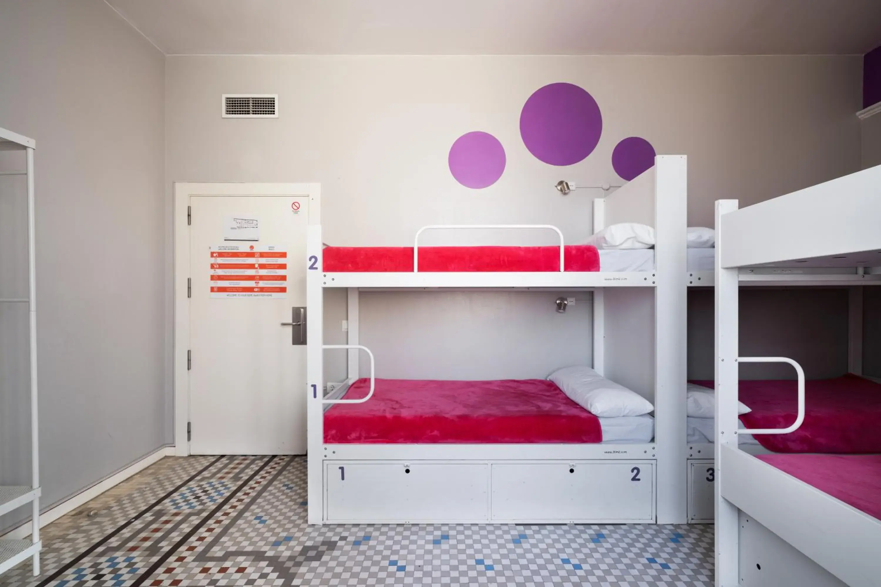 Bunk Bed in Purple Nest Hostel
