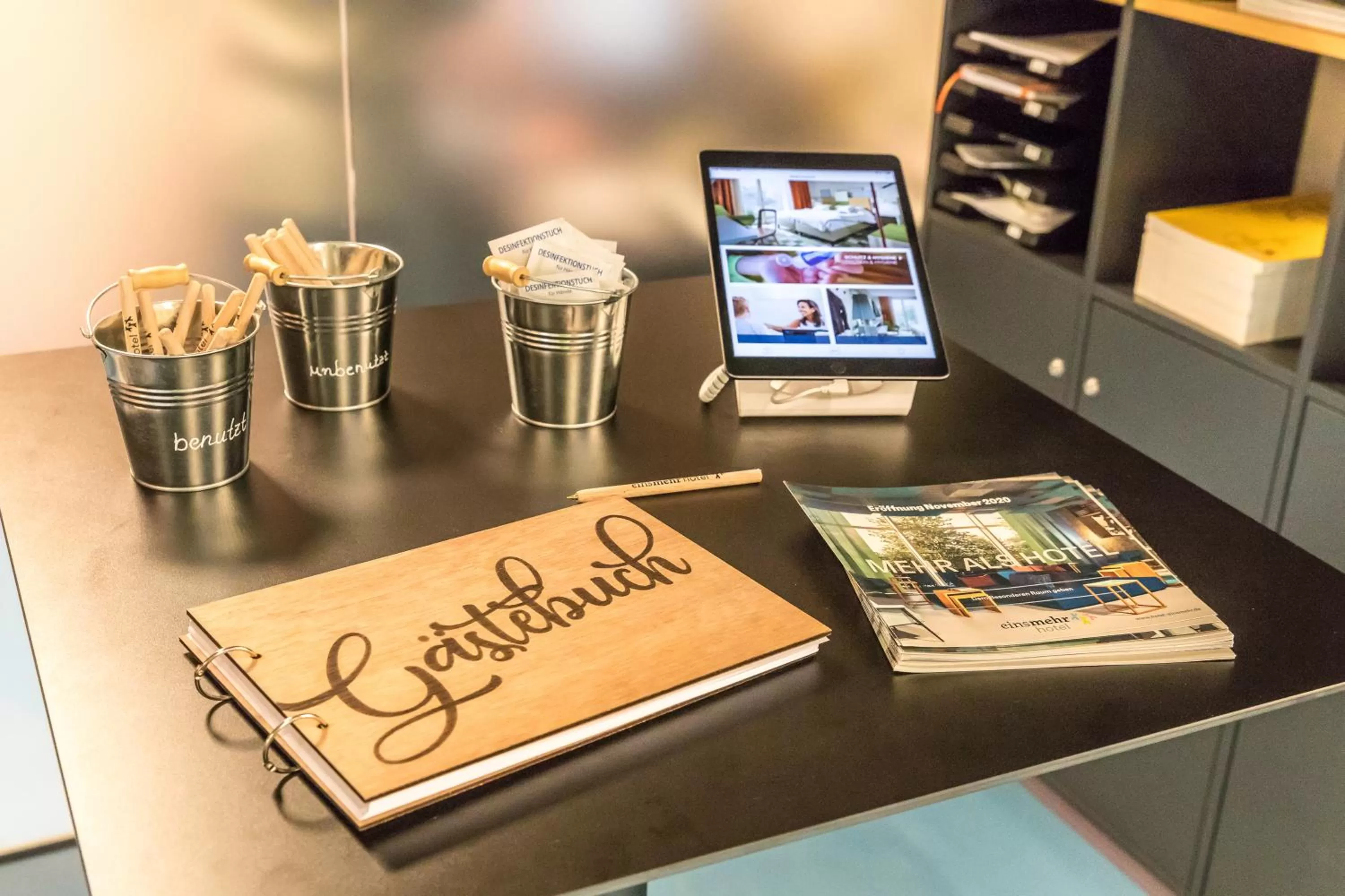 Lobby or reception in Hotel einsmehr