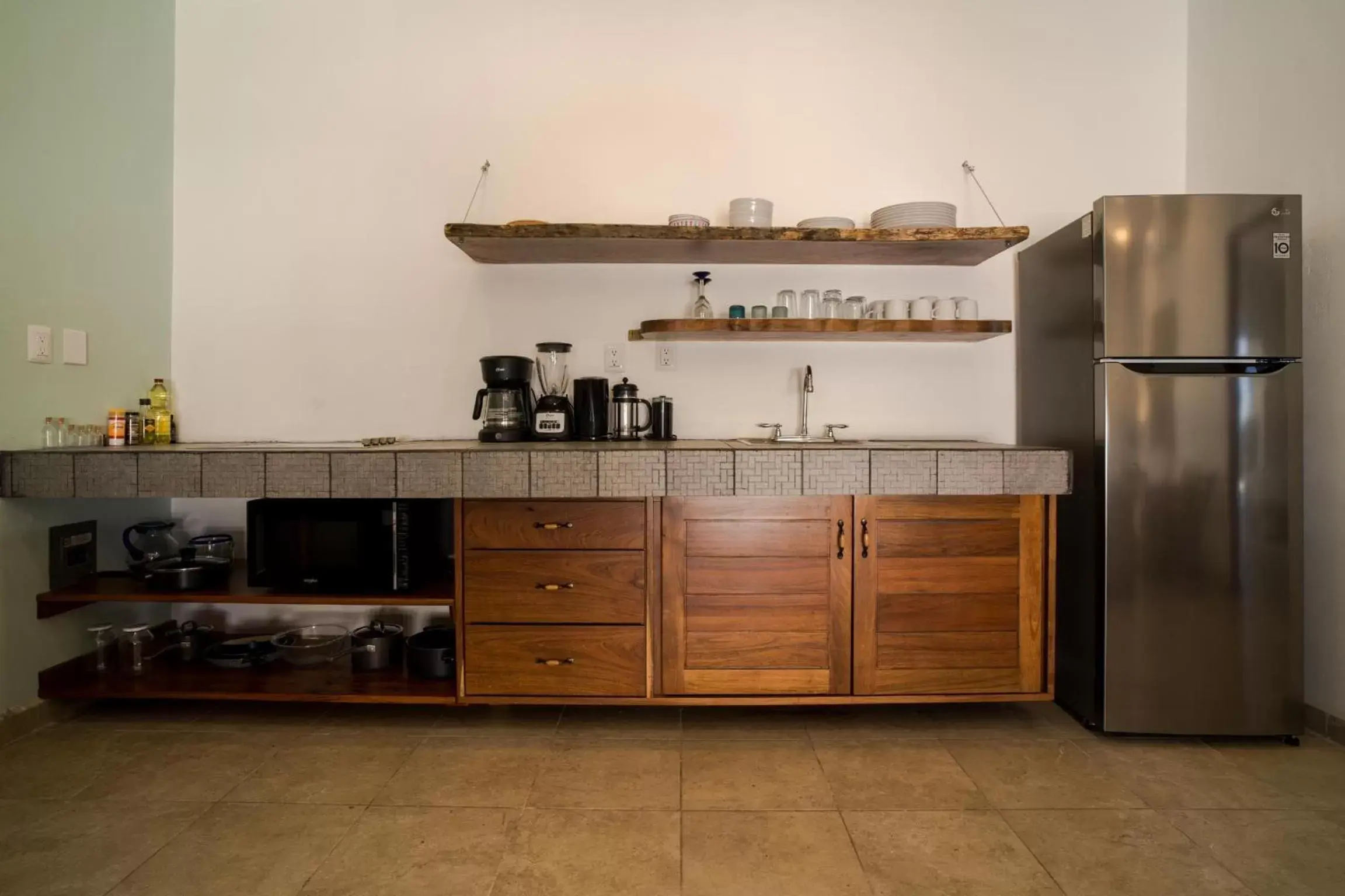 Kitchen or kitchenette, Kitchen/Kitchenette in Caliza Tulum Hotel