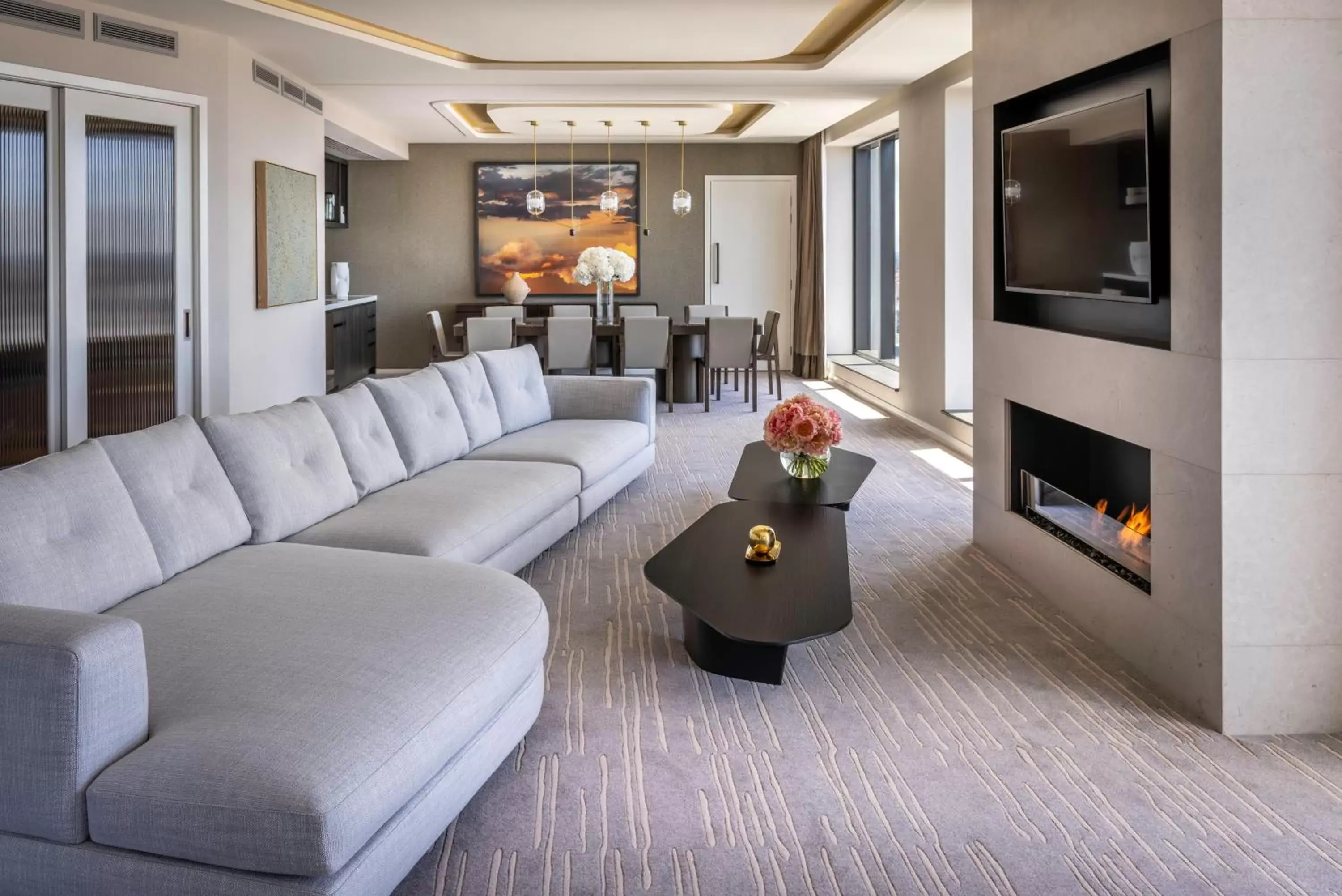 Living room, Seating Area in Cordis, Auckland by Langham Hospitality Group