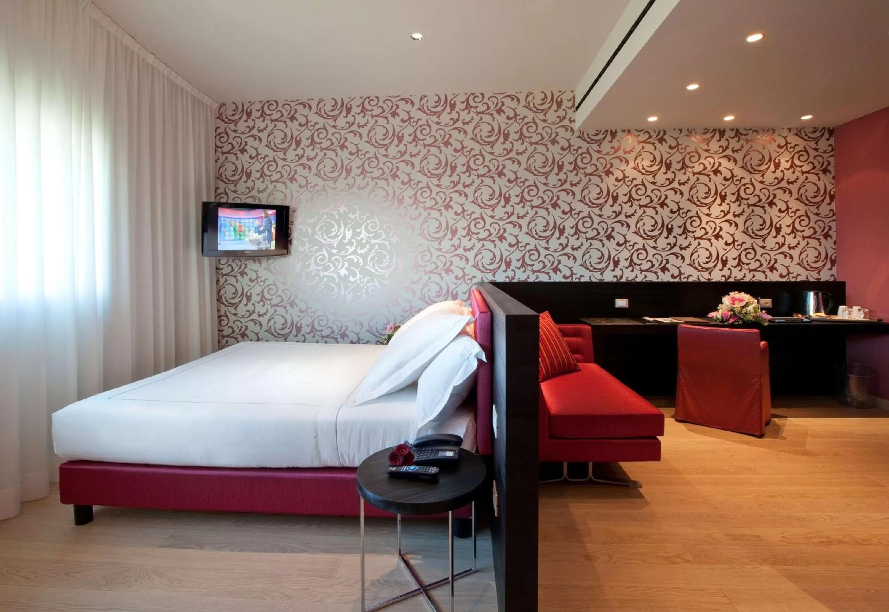 Living room, Bed in Devero Hotel & Spa, BW Signature Collection