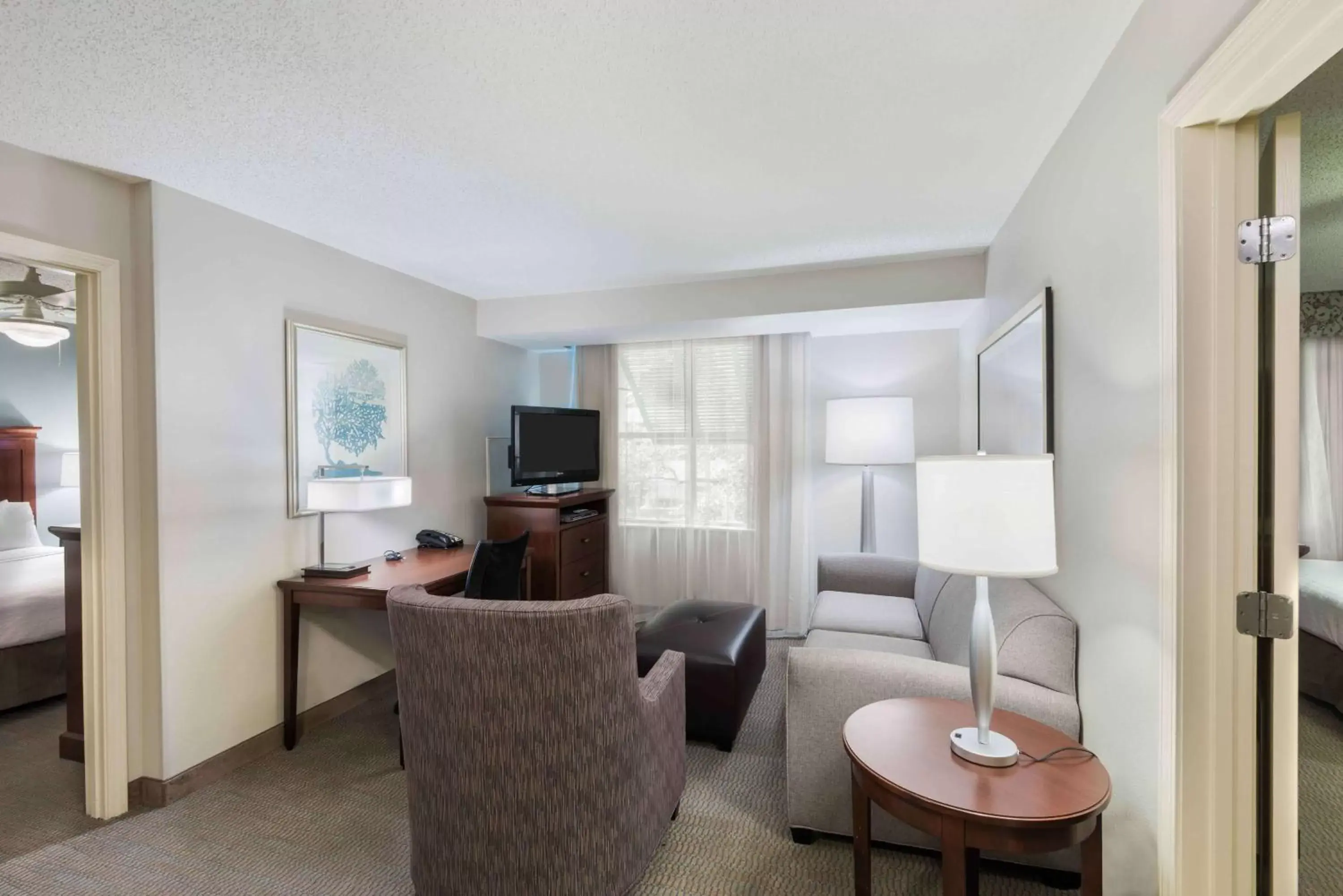 Bedroom, Seating Area in Homewood Suites by Hilton Tampa Airport - Westshore