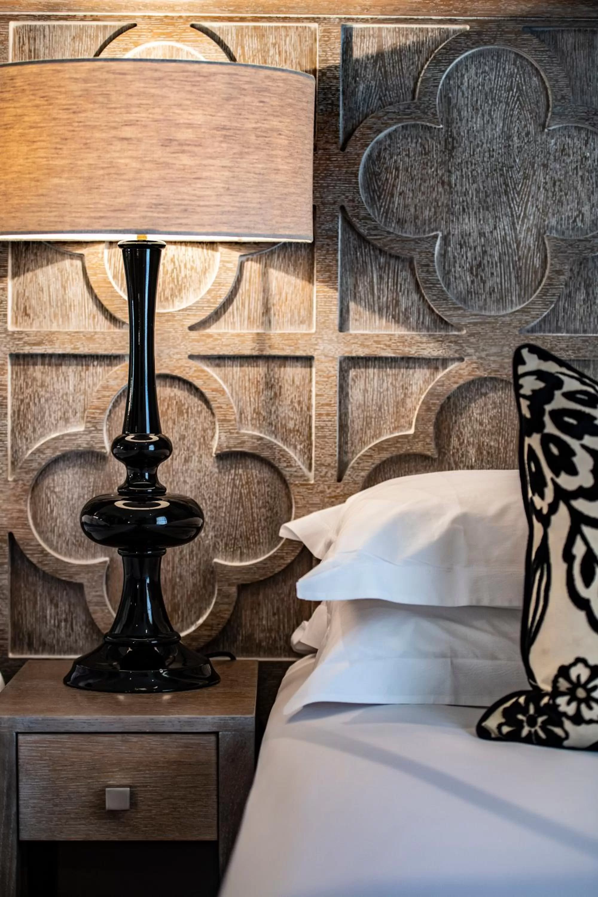 Decorative detail, Bed in The Marylebone Hotel