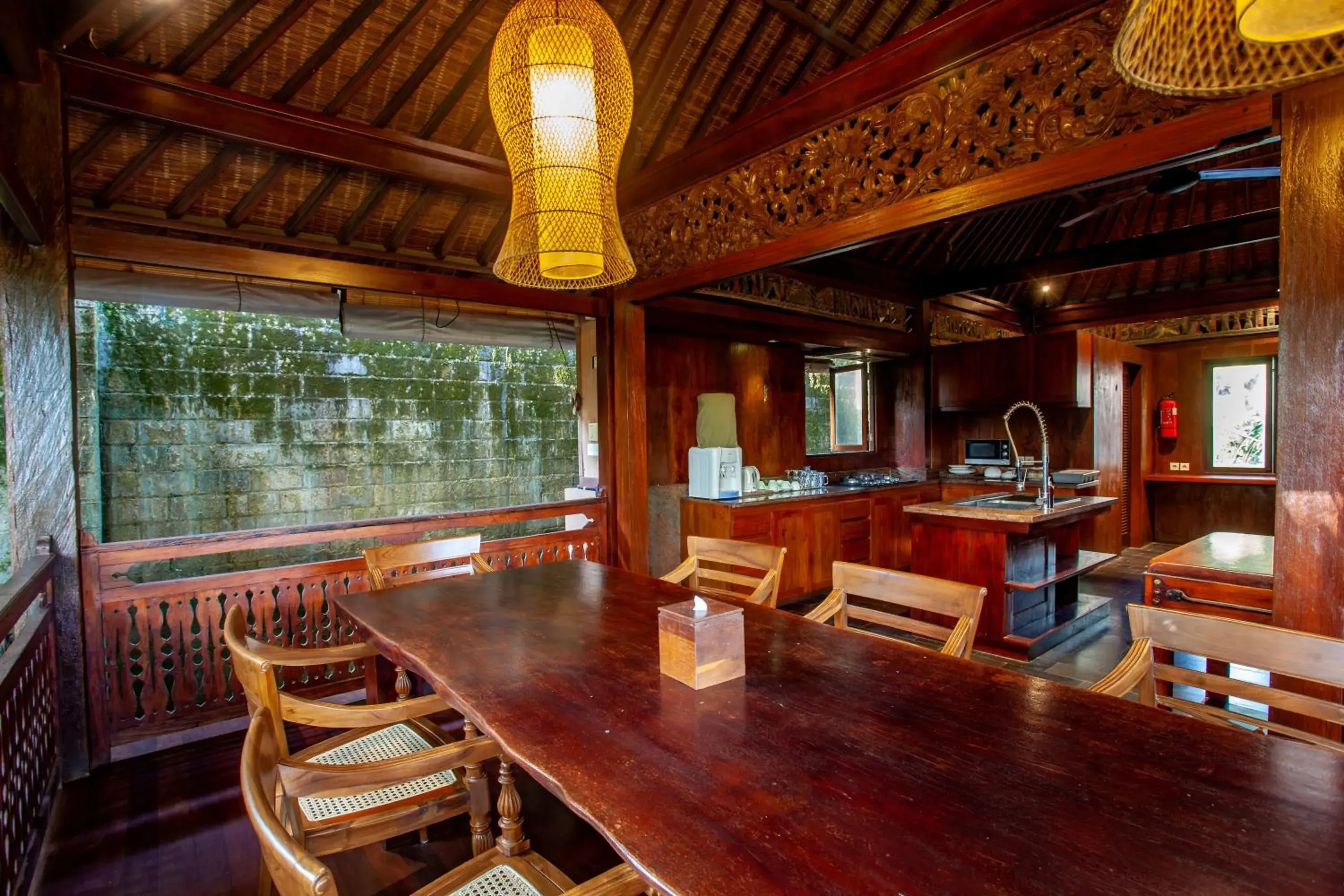 Kitchen or kitchenette, Restaurant/Places to Eat in Aryaswara Villa Ubud