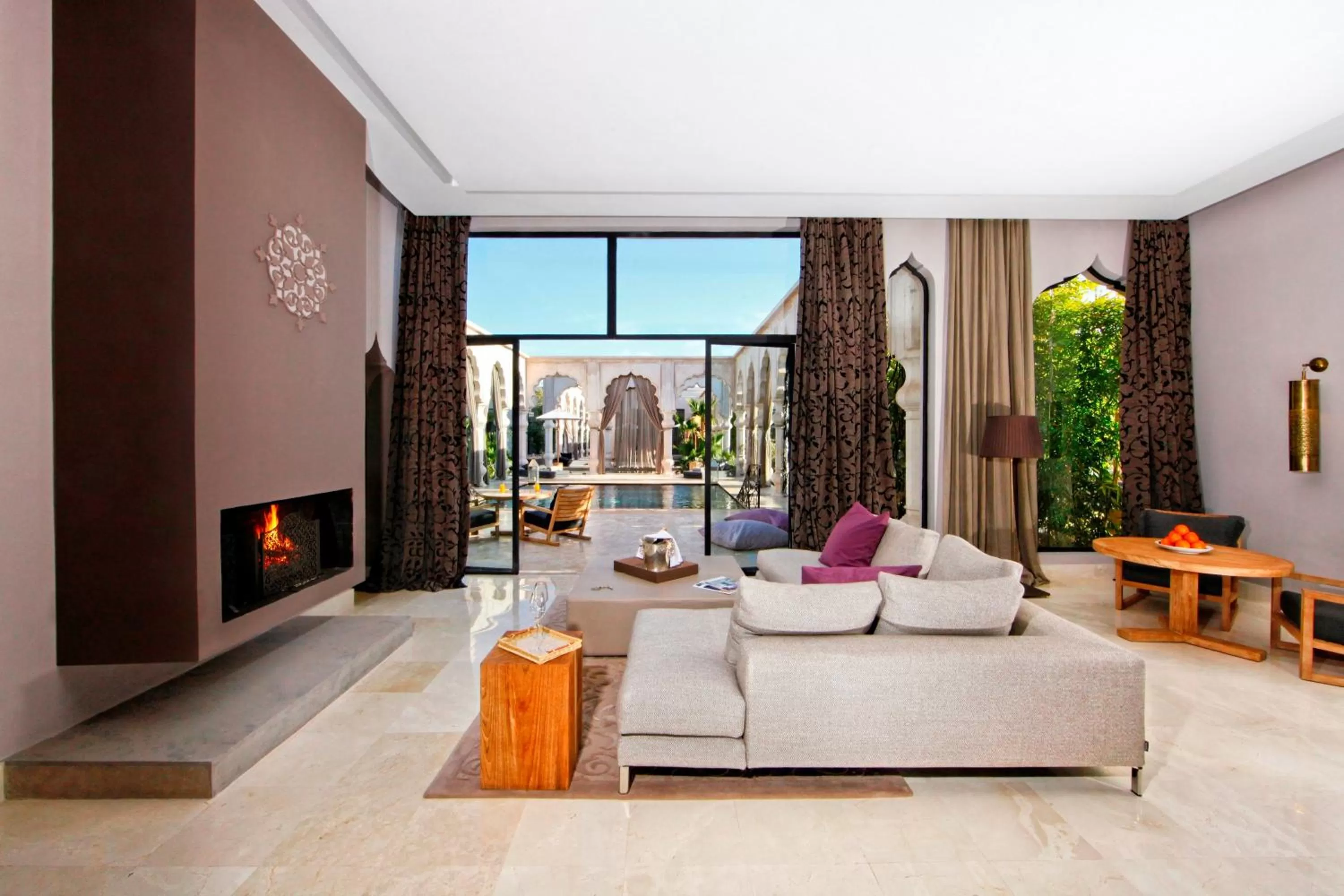 Living room in Palais Namaskar