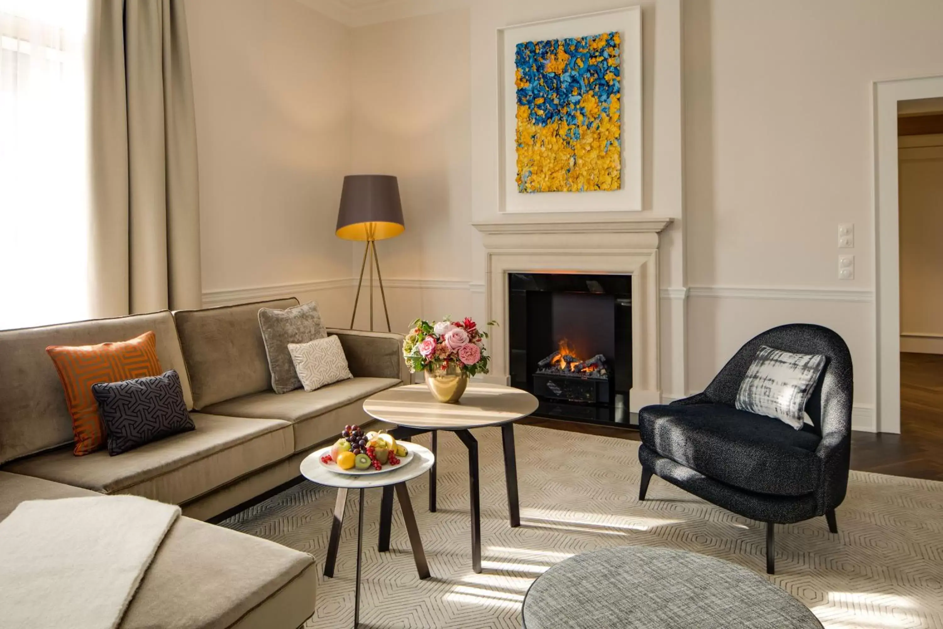 Living room in Steigenberger Icon Parkhotel Düsseldorf Living room in Steigenberger Icon Parkhotel Düsseldorf