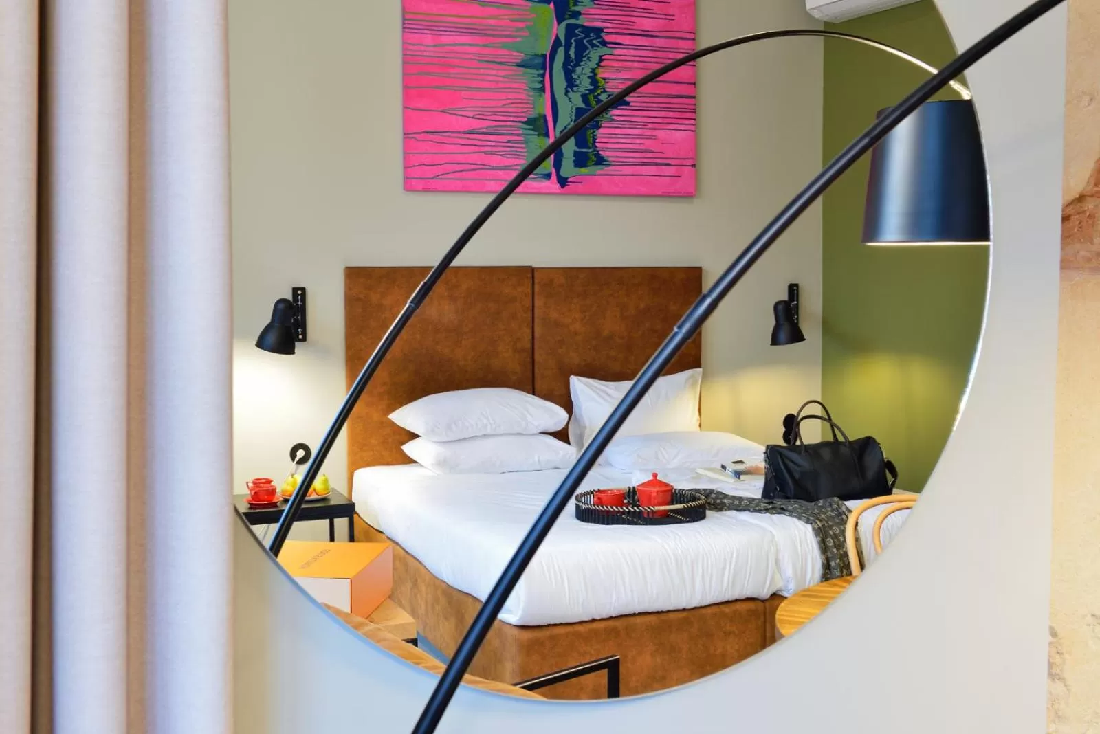 Bed in ARCHE Dwór Uphagena Gdańsk