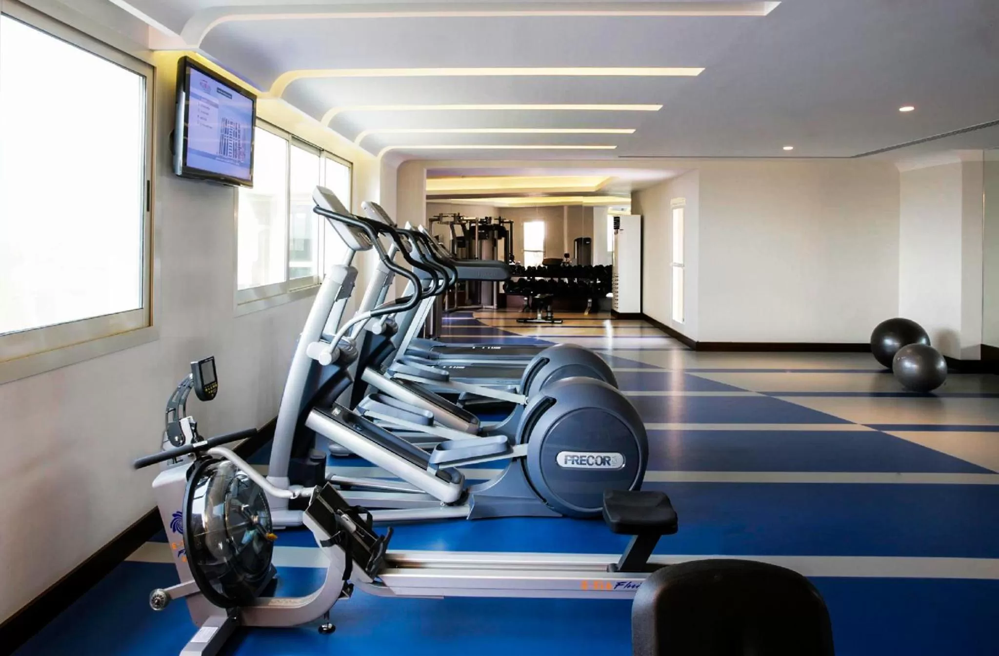 Fitness centre/facilities in Elite Byblos Hotel