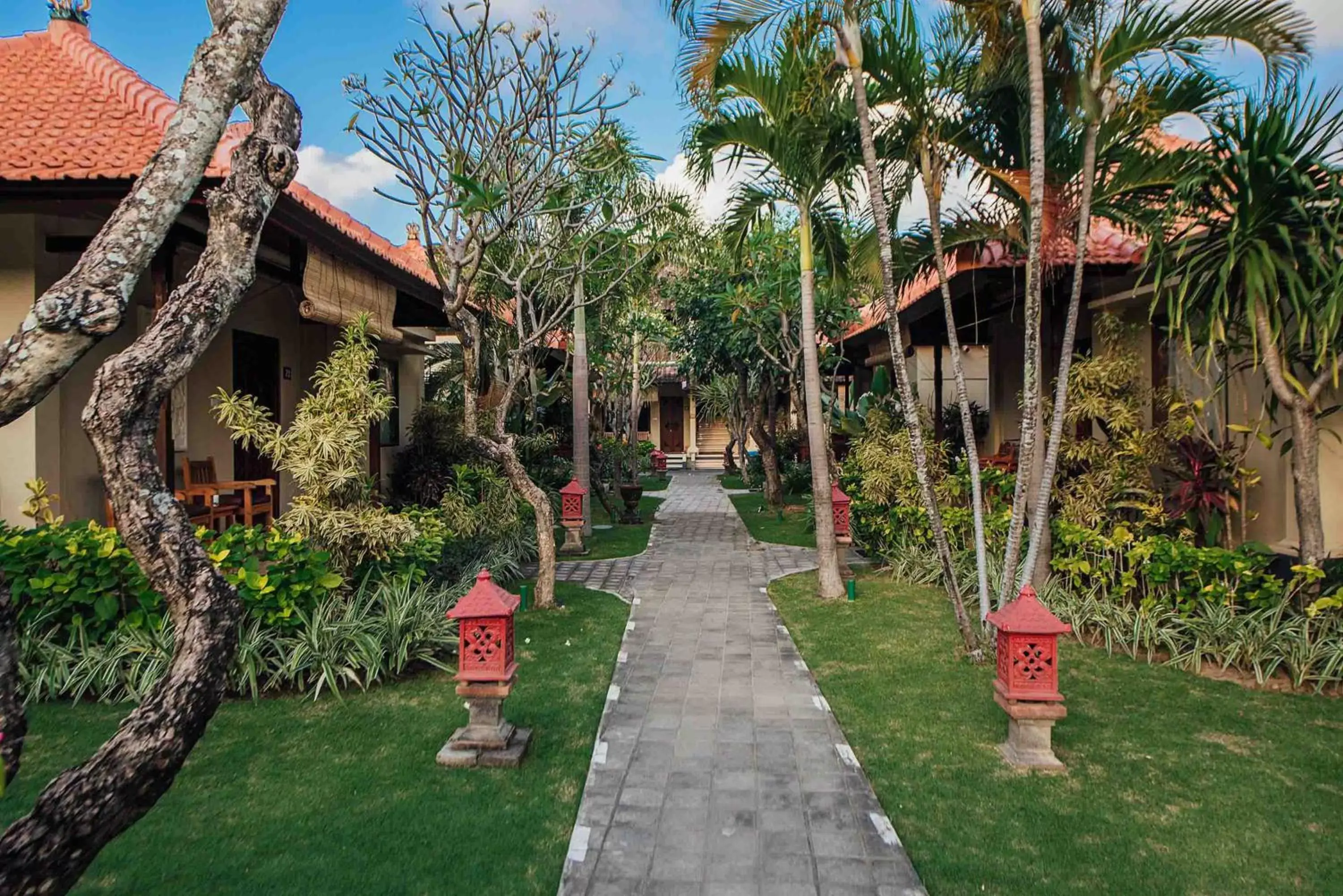 Garden in Kuta Puri Bungalows, Villas and Resort