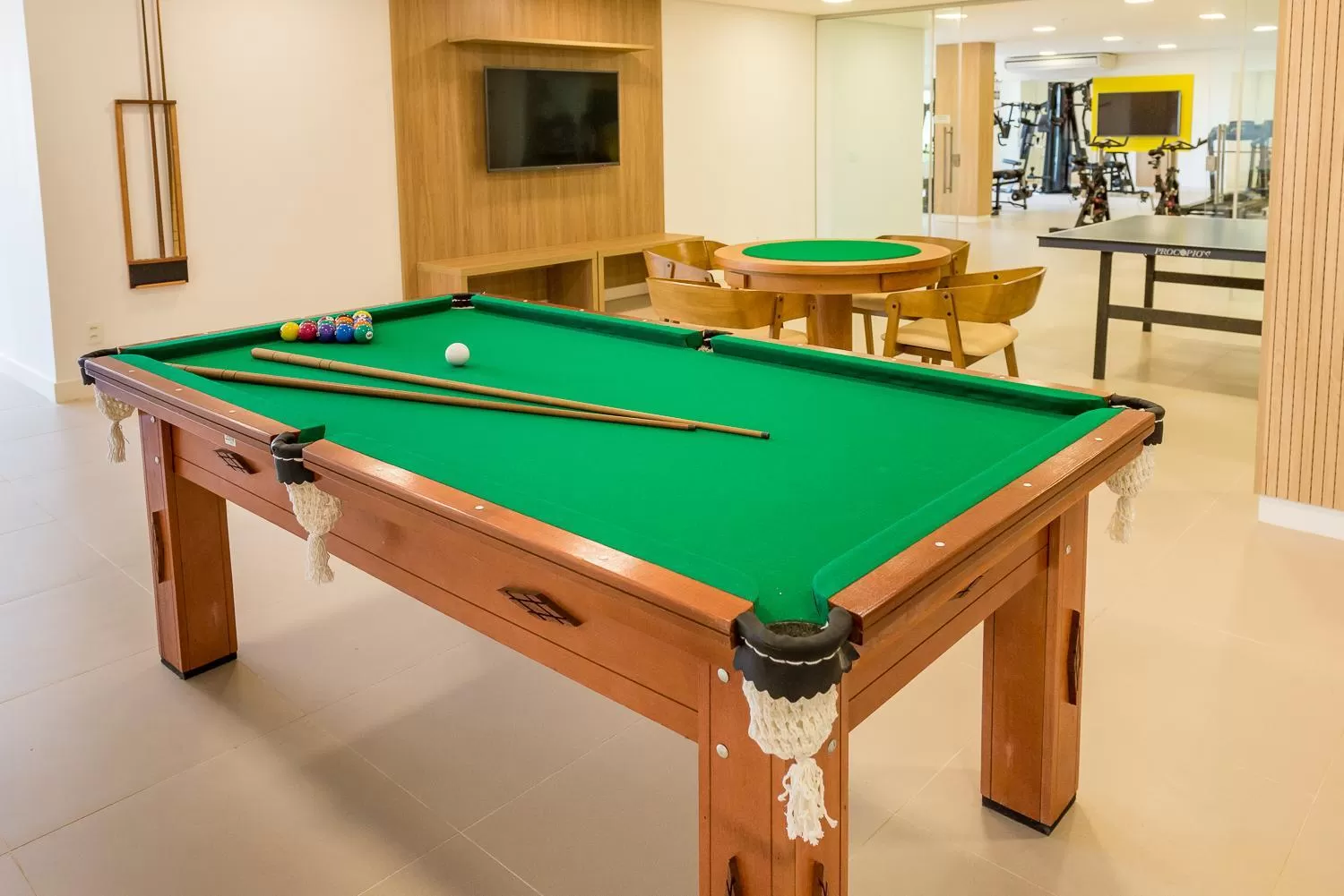 Billiard in Hotel Senac Barreira Roxa