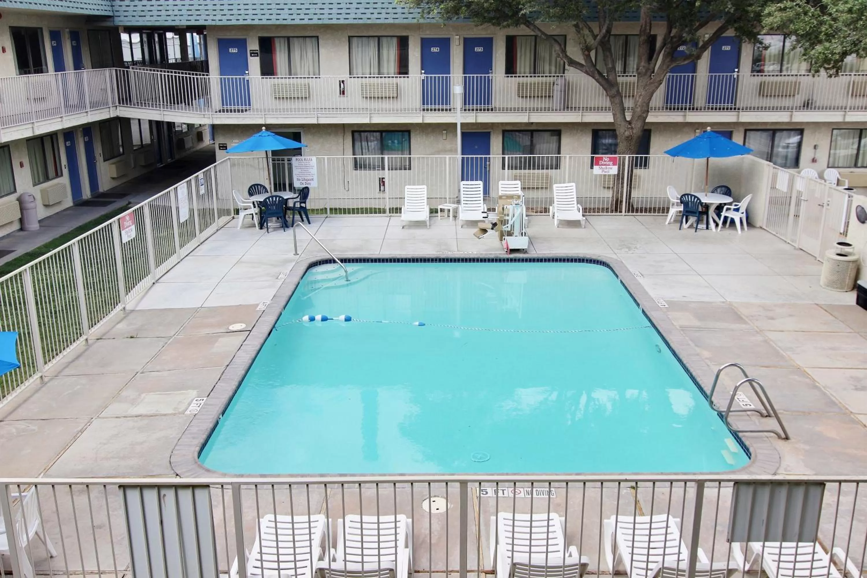 Swimming pool in Motel 6-Fort Stockton, TX