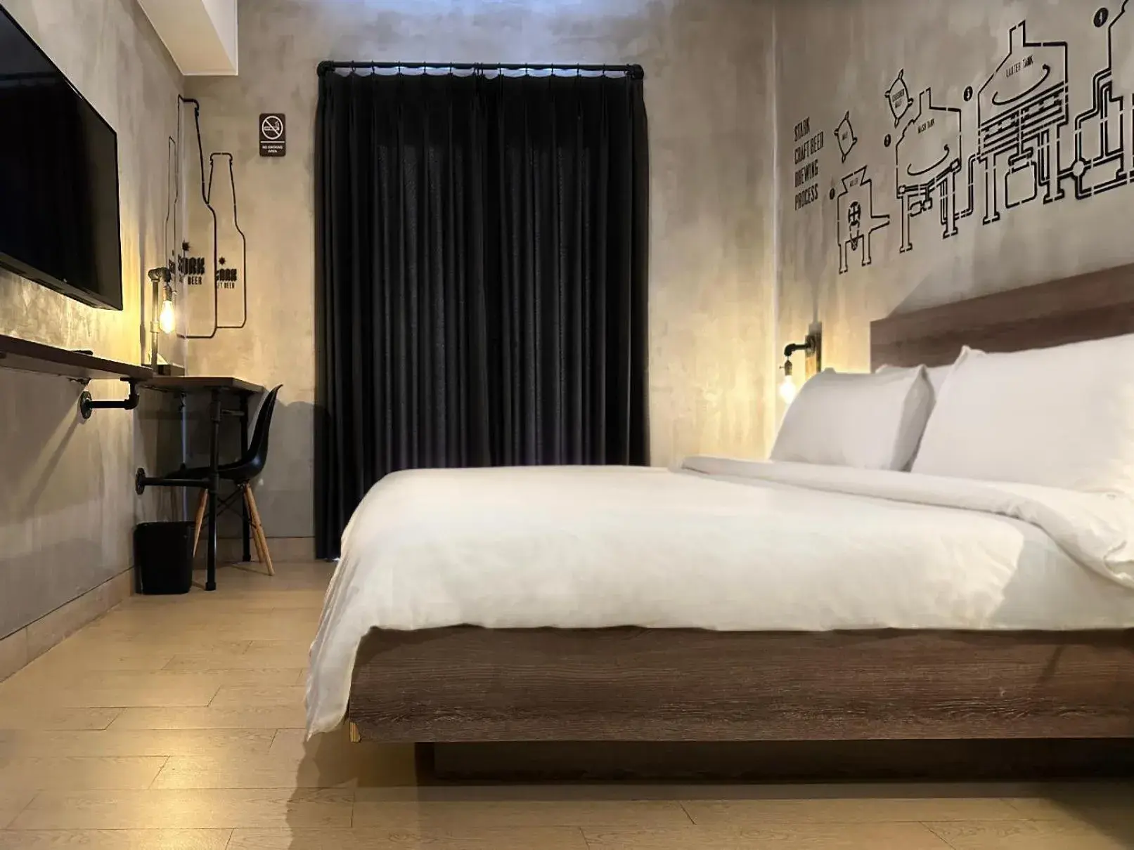Bed in Stark Boutique Hotel and Spa Bali