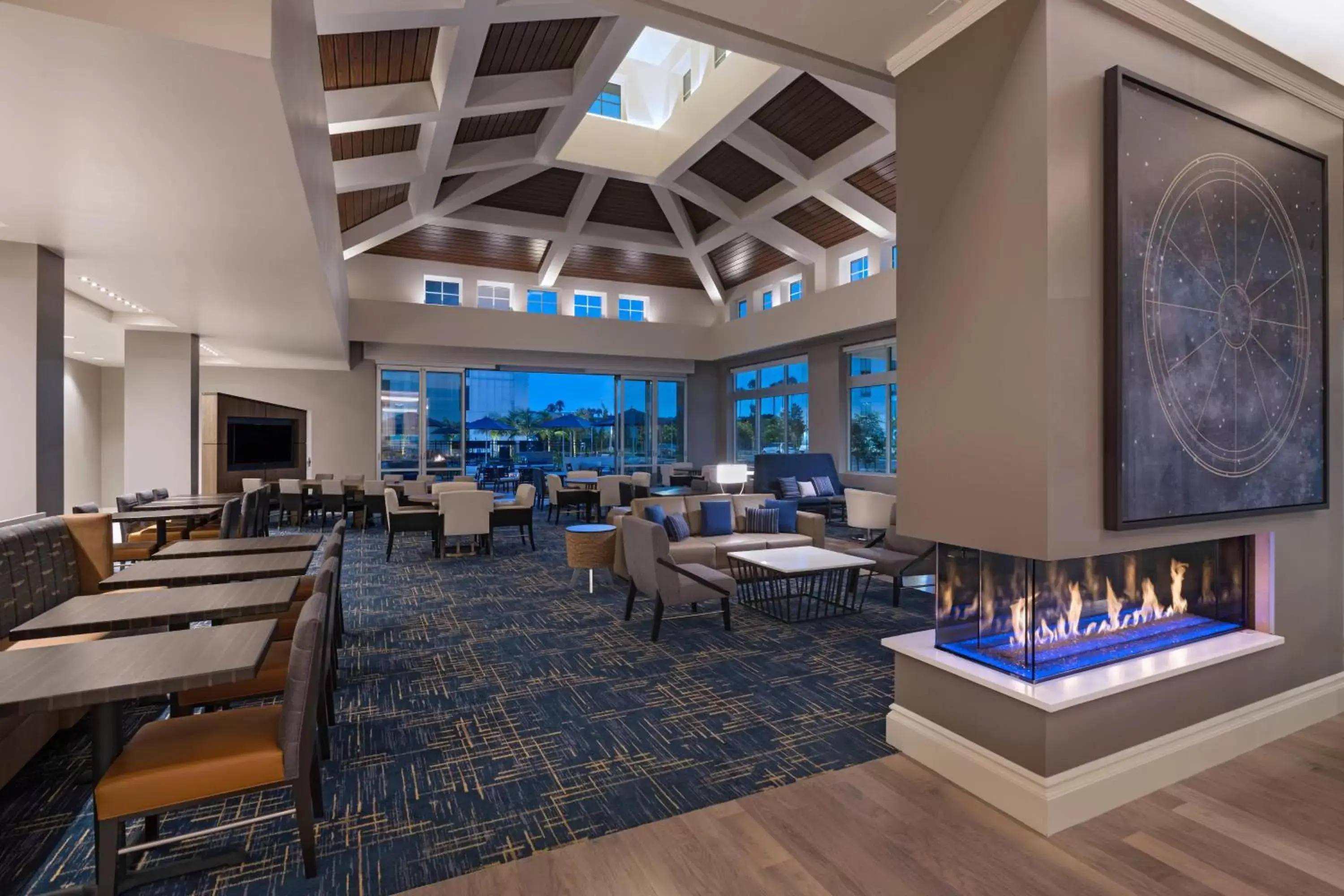Lobby or reception, Restaurant/Places to Eat in TownePlace Suites by Marriott San Diego Airport/Liberty Station