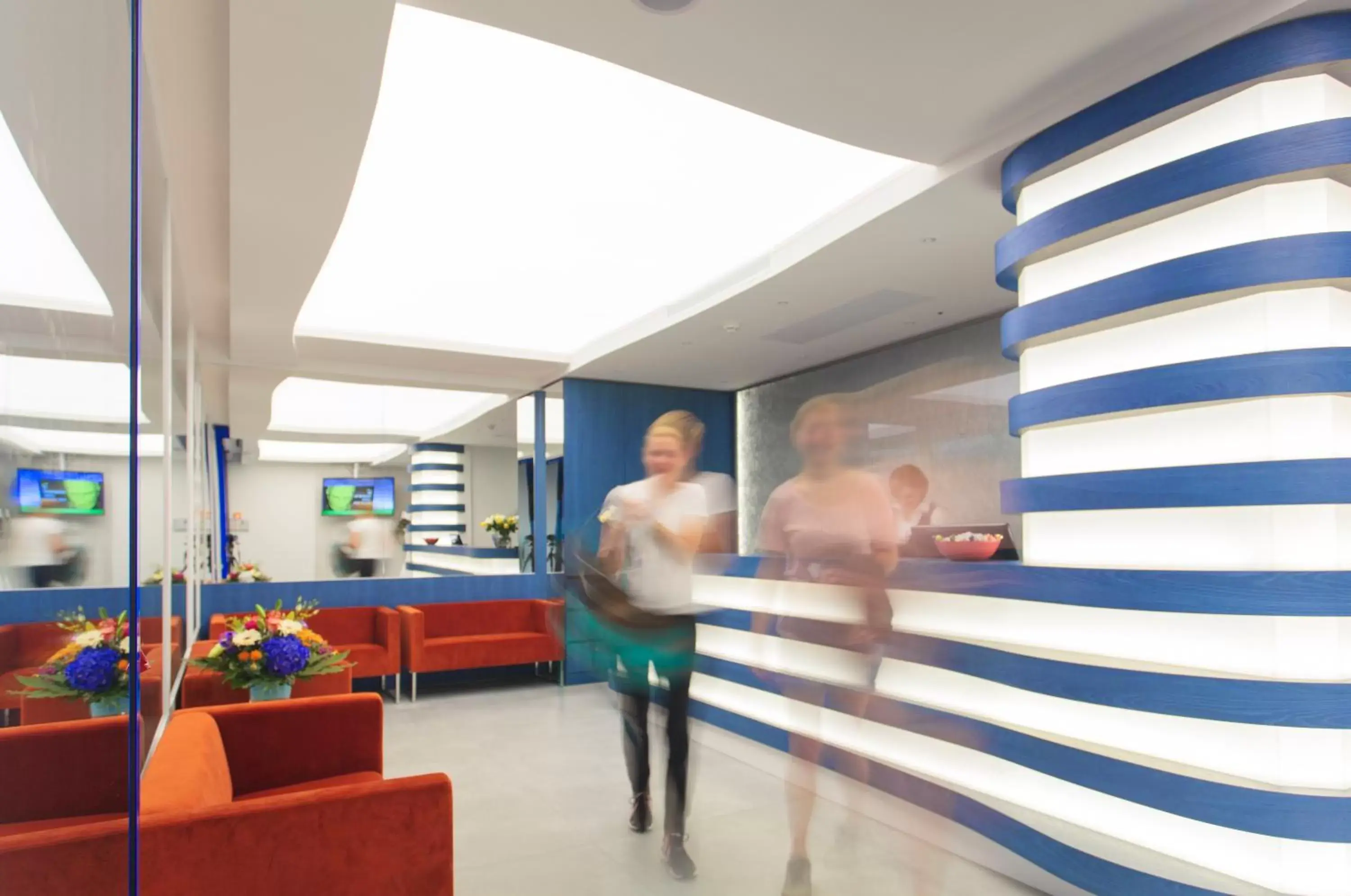 Lobby or reception in Hotel City Locarno Lobby or reception in Hotel City Locarno