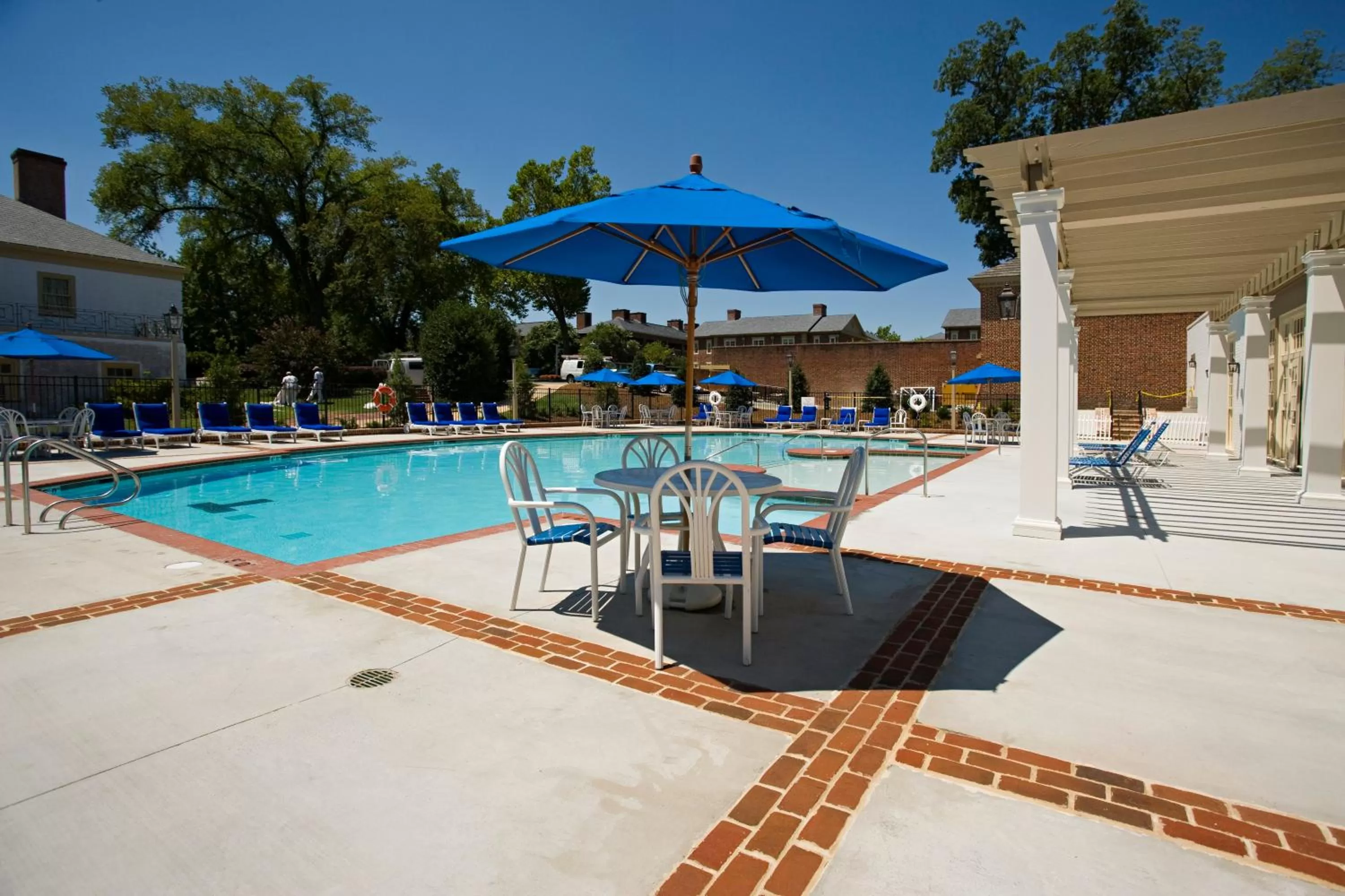 Swimming pool in Griffin Hotel, an official Colonial Williamsburg Hotel