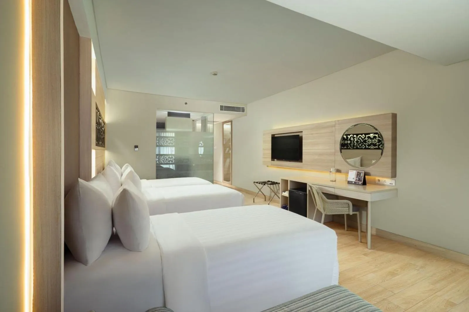 Photo of the whole room, Bed in Swiss-Belhotel Tuban Bali