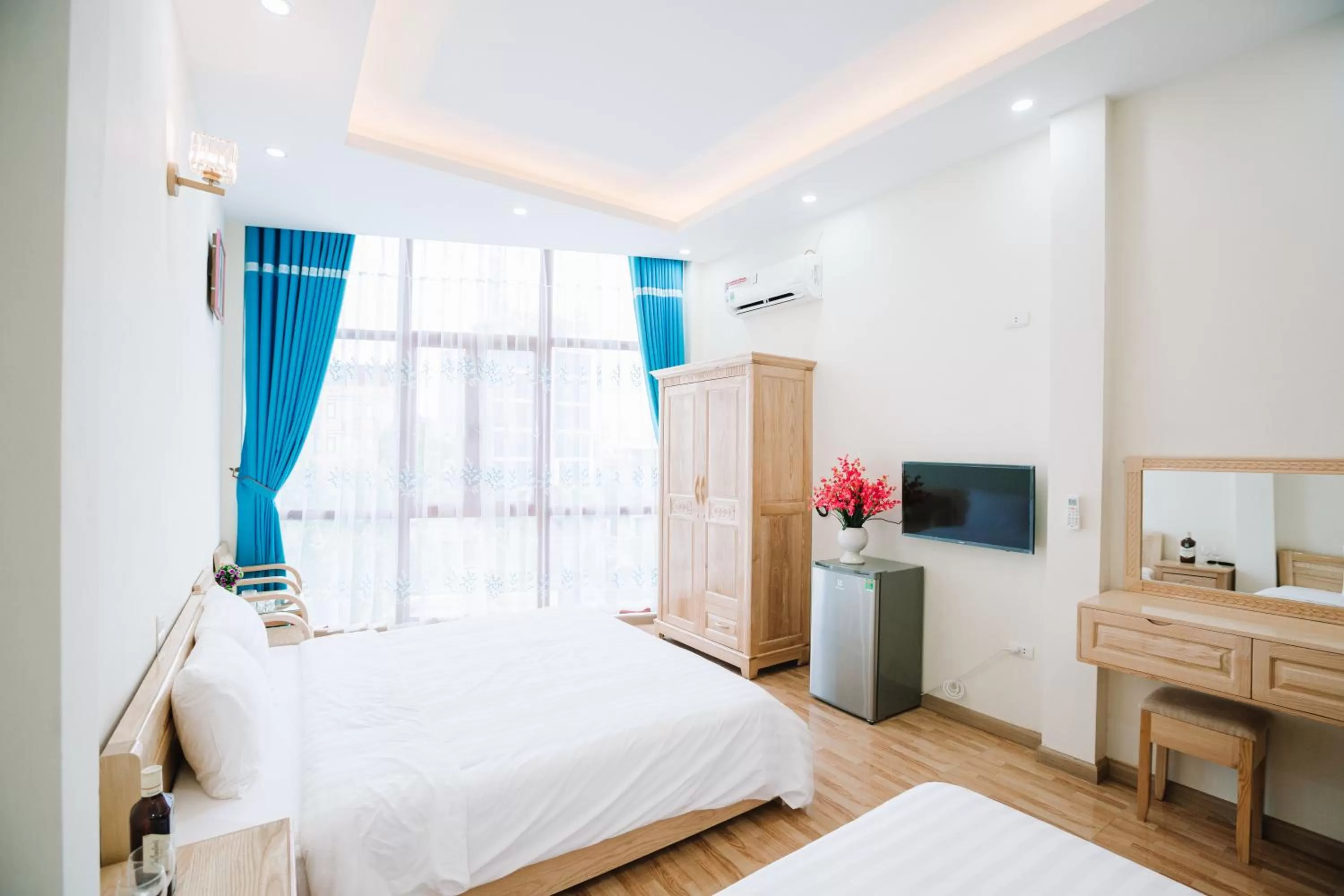 Bed in La Teisu Airport Hotel