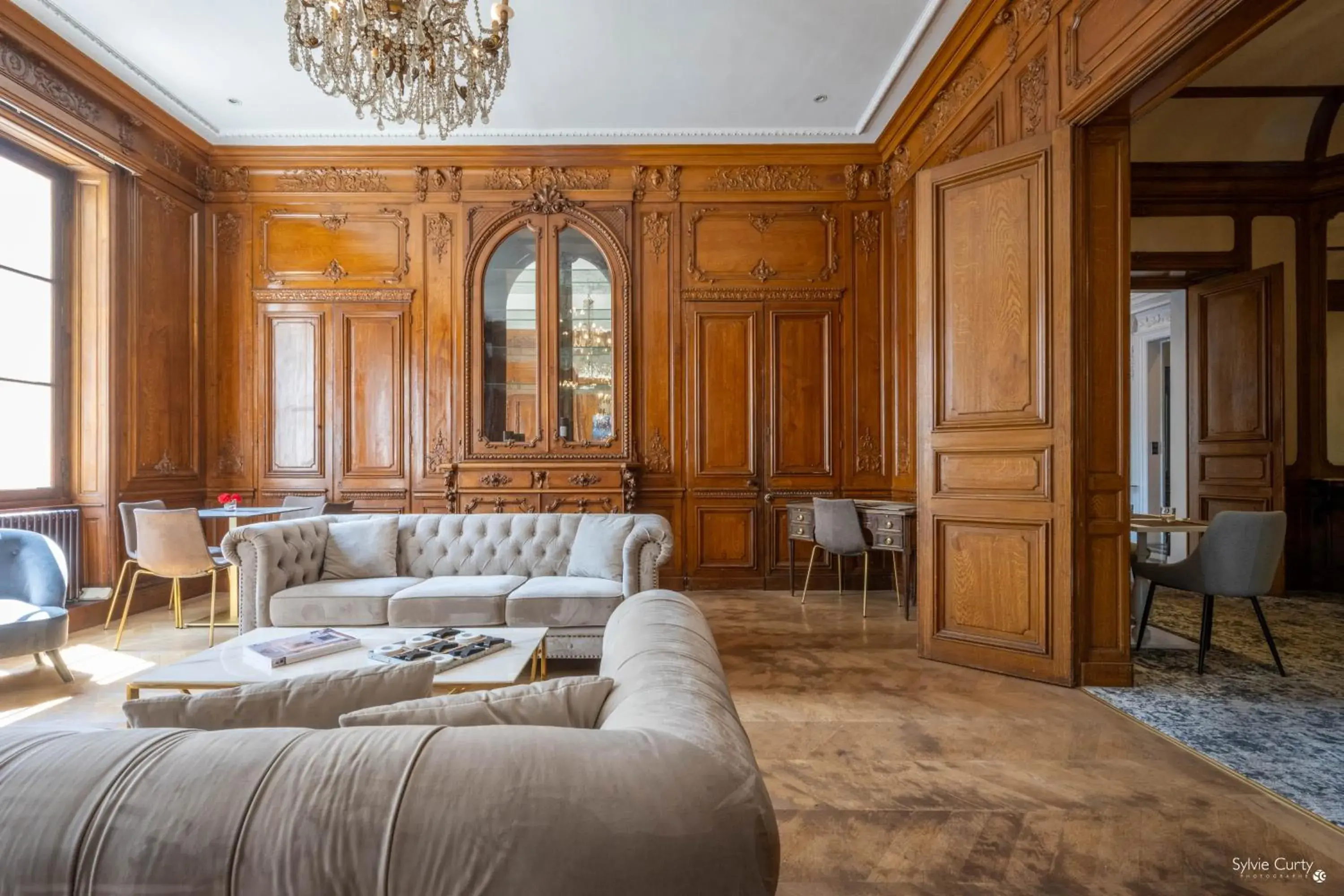 Living room, Seating Area in Le Champlain