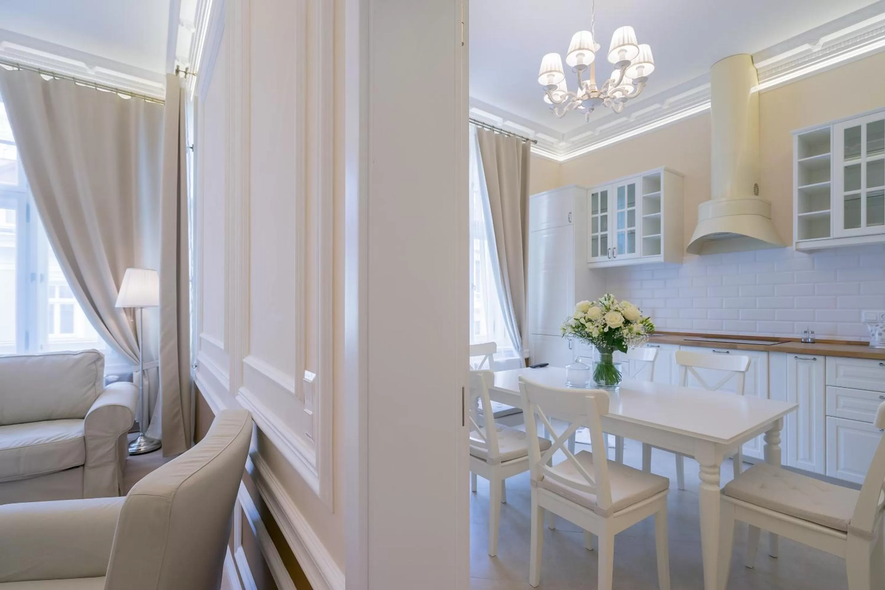 Kitchen or kitchenette in Revelton Suites Karlovy Vary