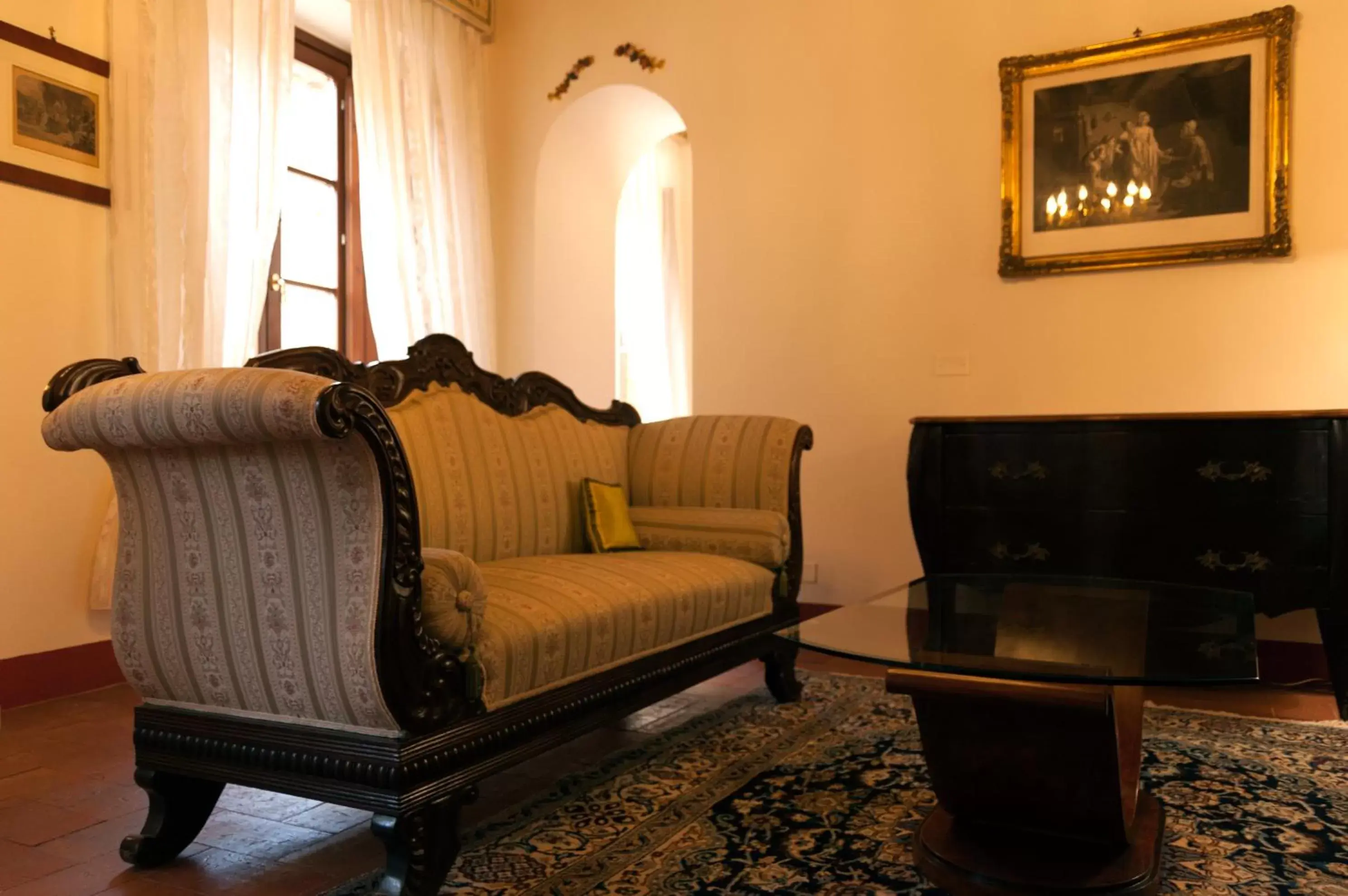 Living room, Seating Area in Palazzo Benucci