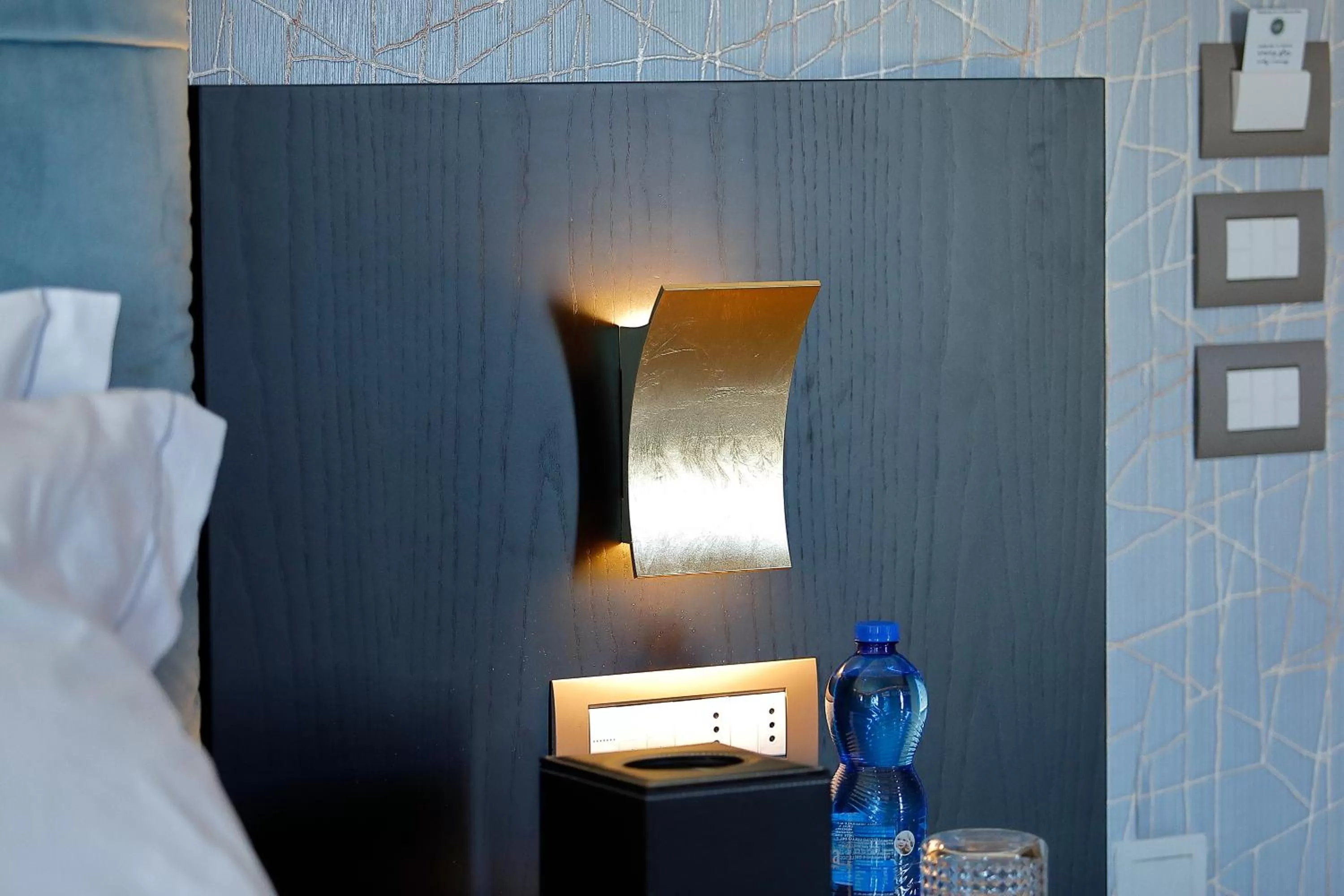 Decorative detail, Bed in Hotel Bell'arrivo by Dori