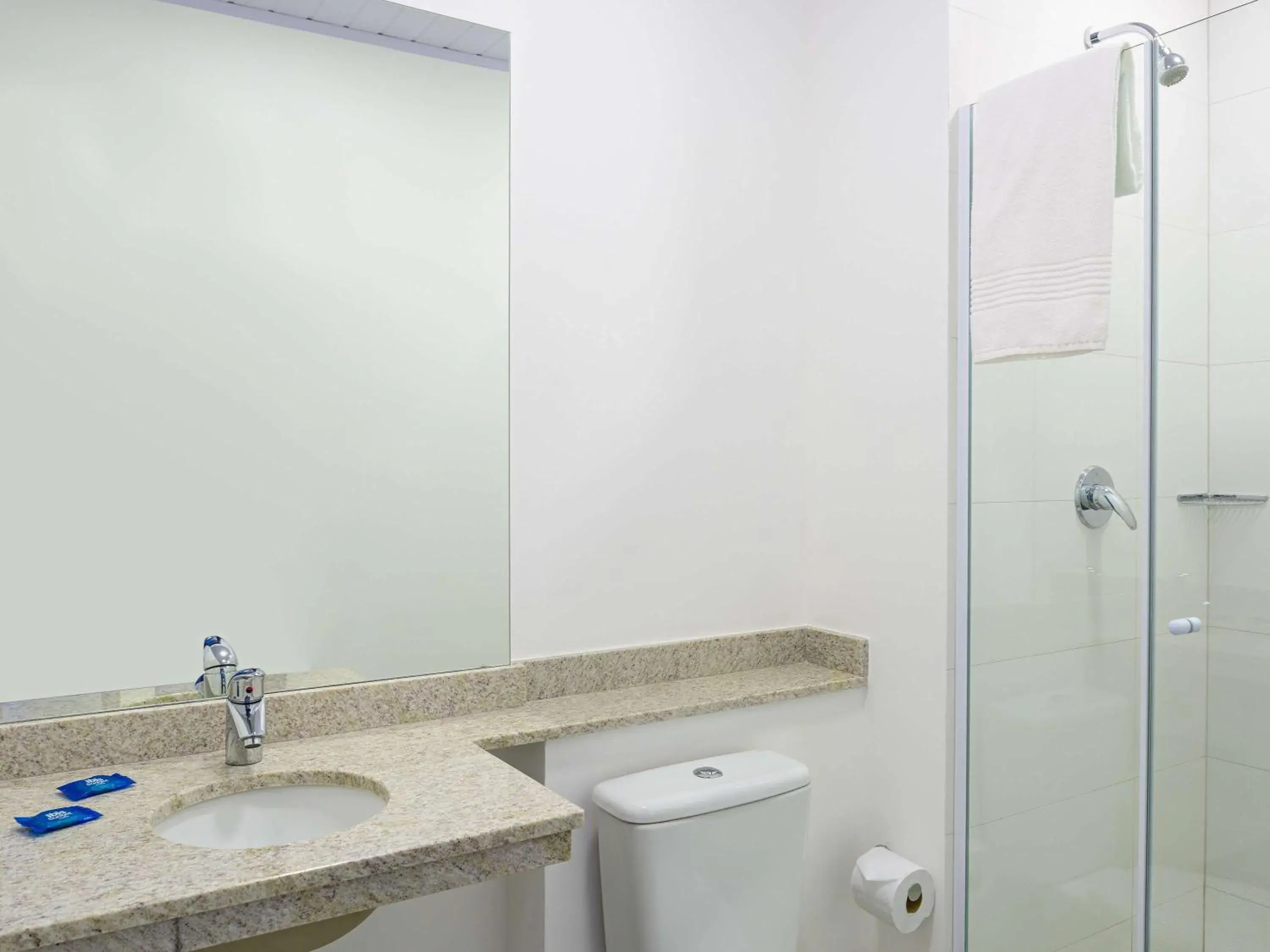 Bathroom in Ibis Budget Santos Gonzaga