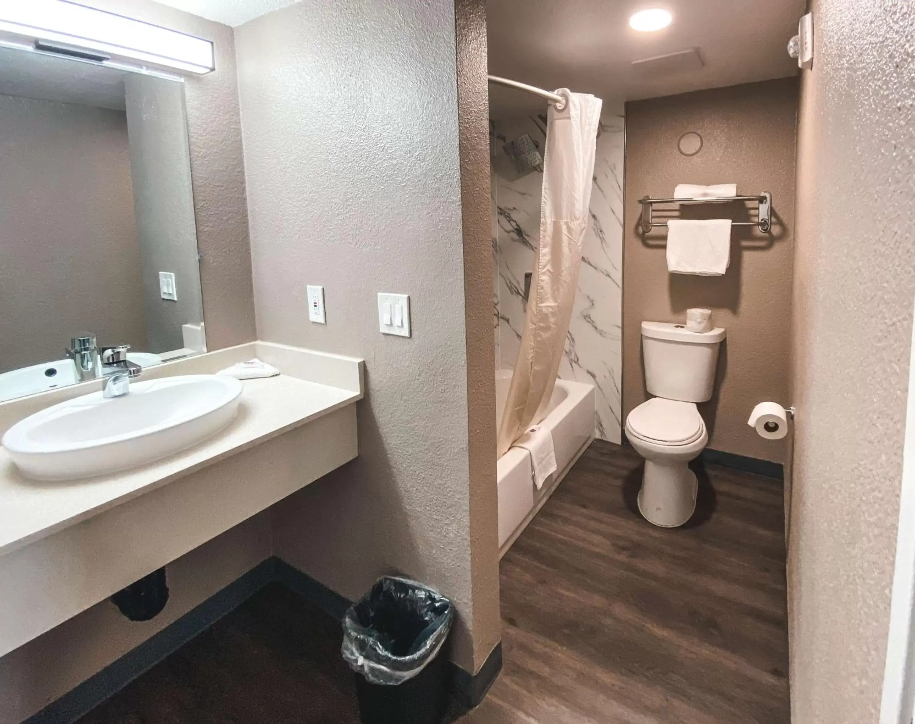 Bathroom in Motel 6-West Sacramento, CA