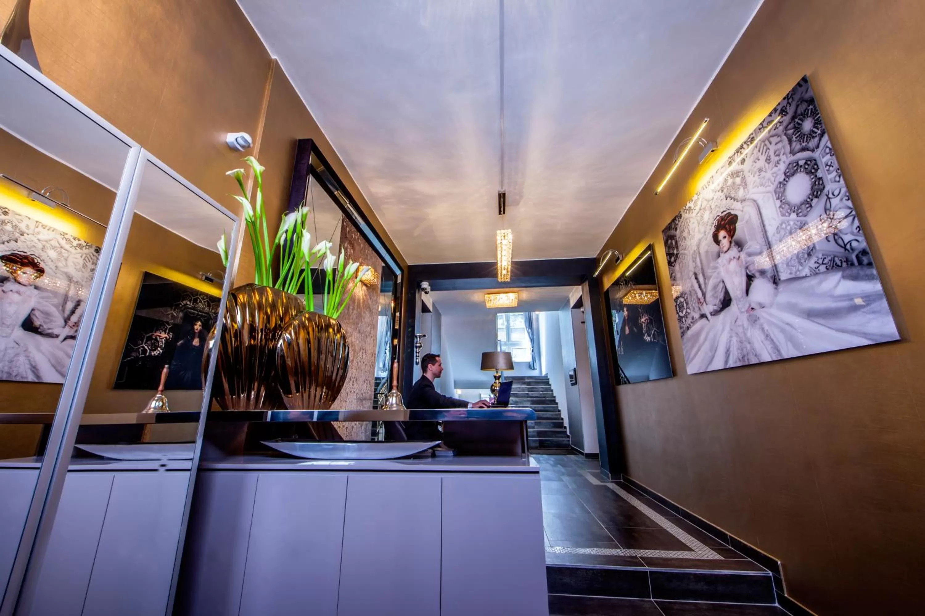 Lobby or reception in Milford Suites Budapest