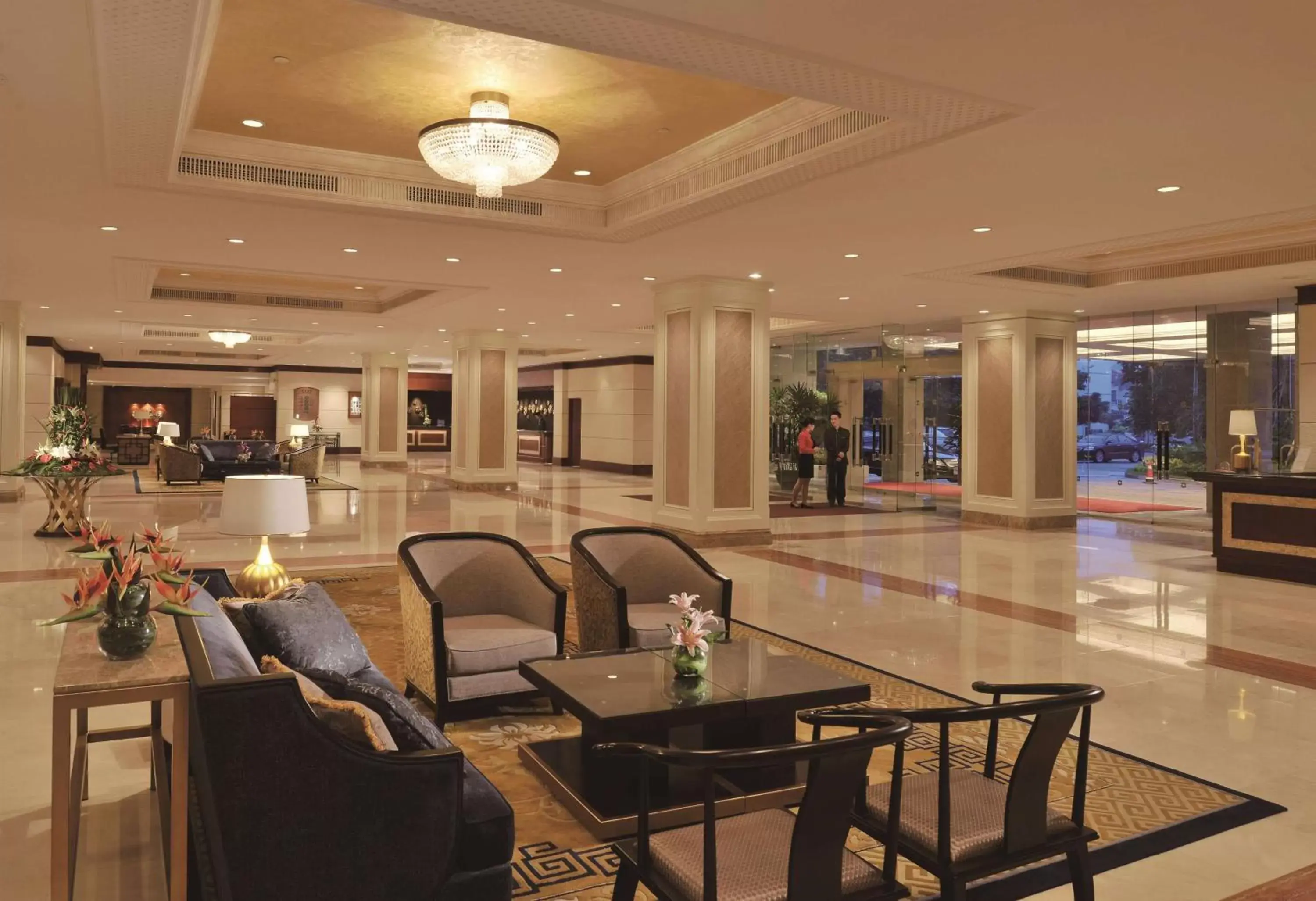Lobby or reception in Shangri-La Beihai