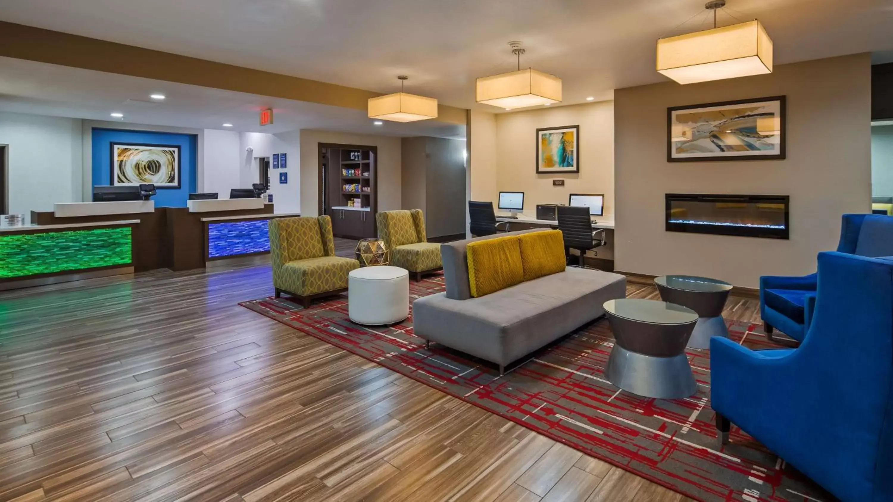Lobby or reception, Lobby/Reception in Best Western Plus Mansfield Inn and Suites