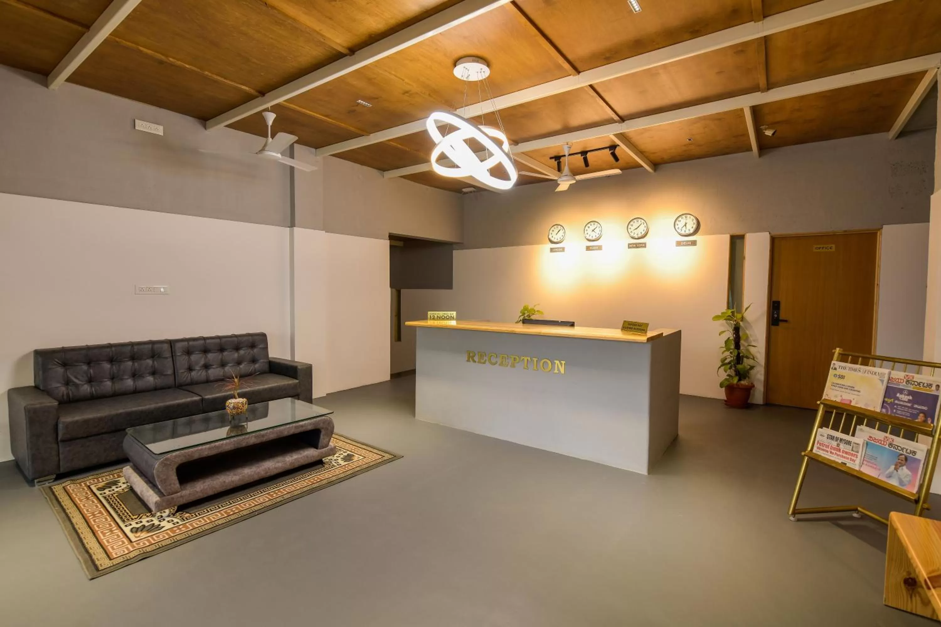 Lobby or reception in Shine Residency