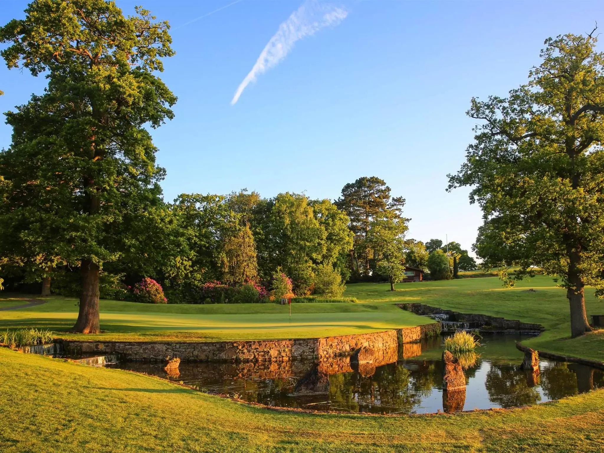 Golfcourse, Garden in Macdonald Portal Hotel, Golf & Spa Cobblers Cross, Cheshire