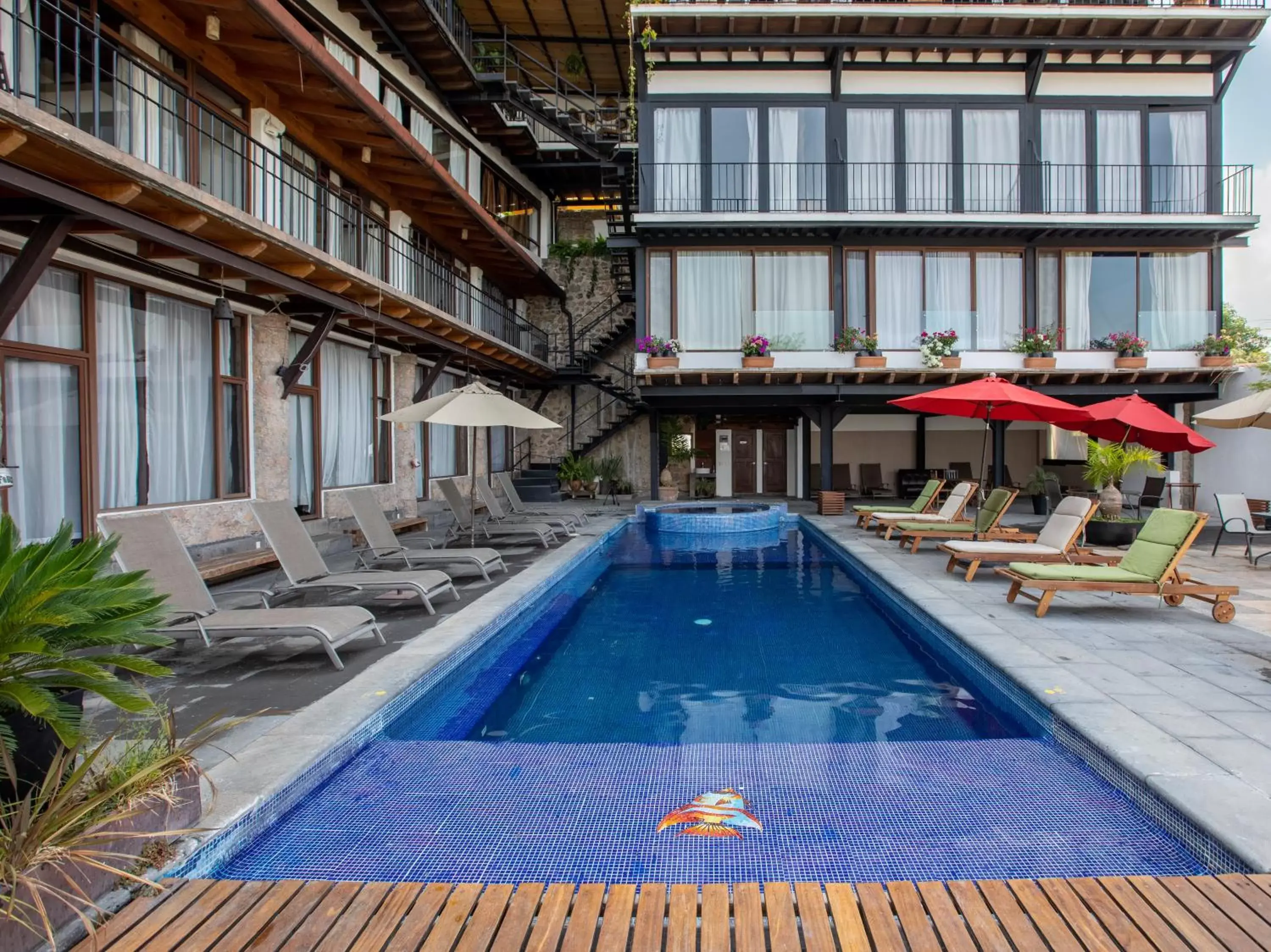 Property building, Swimming Pool in Hotel Santa Rosa
